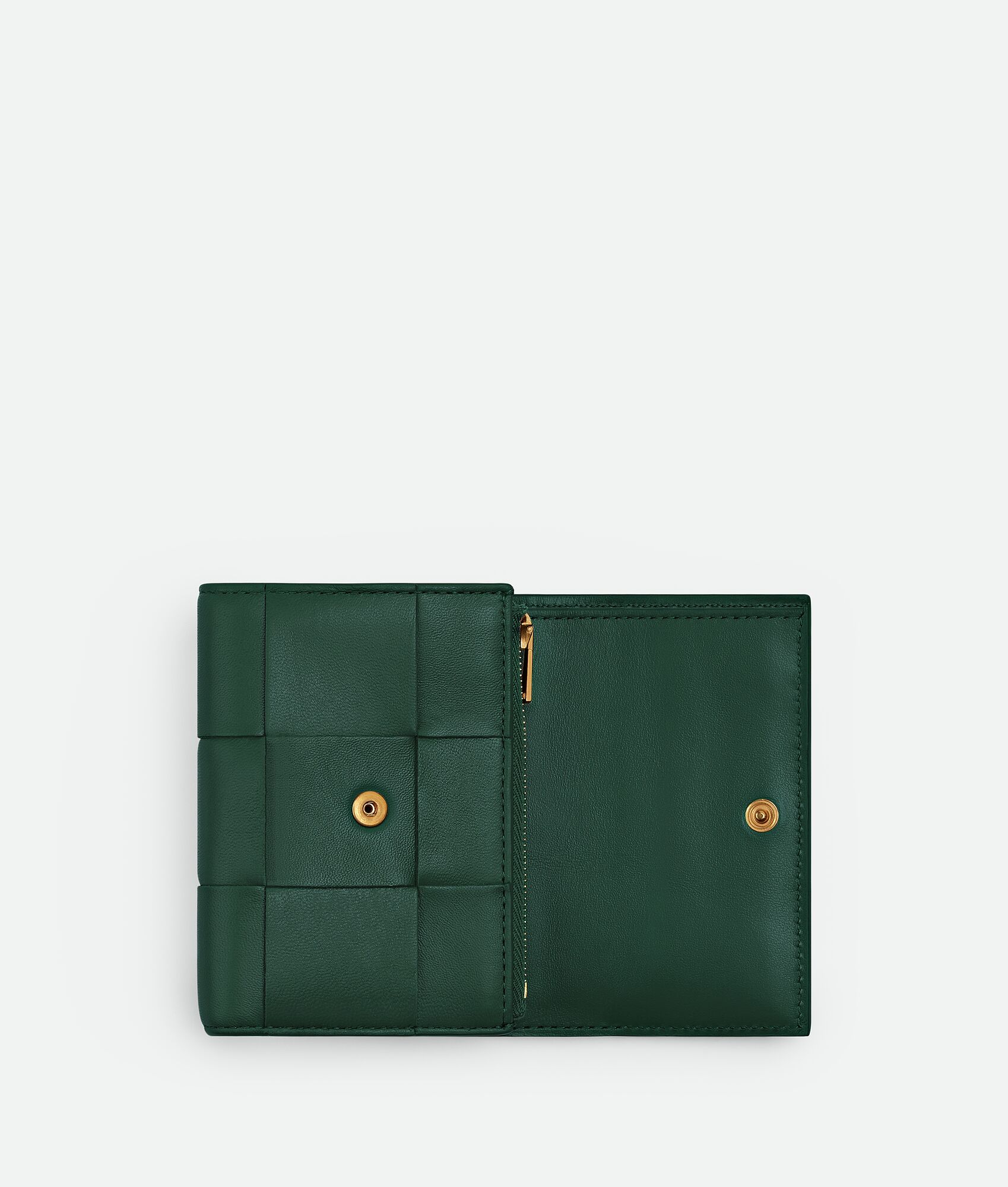 BOTTEGA VENETA Cassette三折拉链钱包
