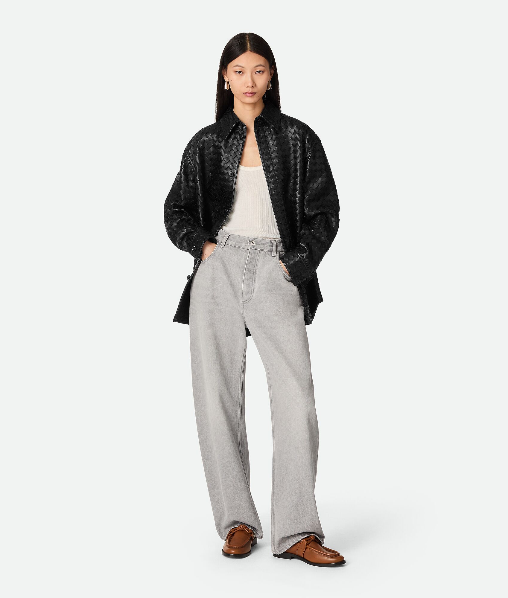 BOTTEGA VENETA 女士Astaire乐福鞋