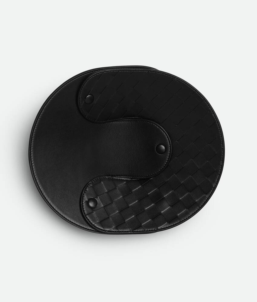 BOTTEGA VENETA 互扣式皮革托盘 - 中号