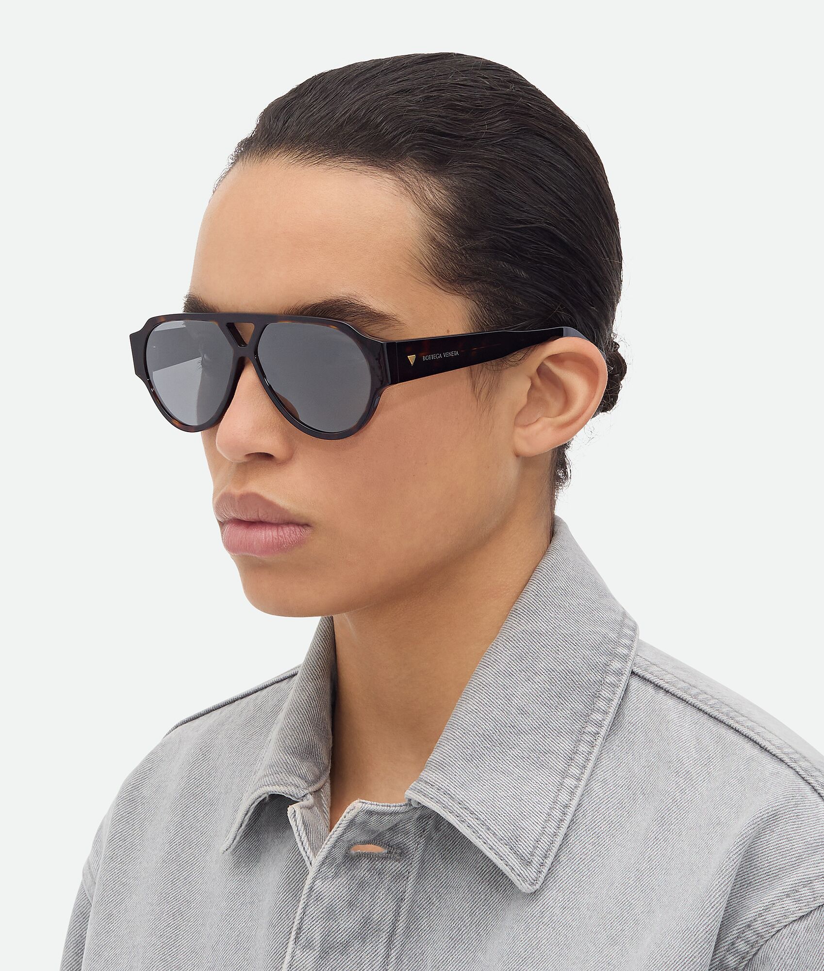 BOTTEGA VENETA Soft飞行员太阳眼镜