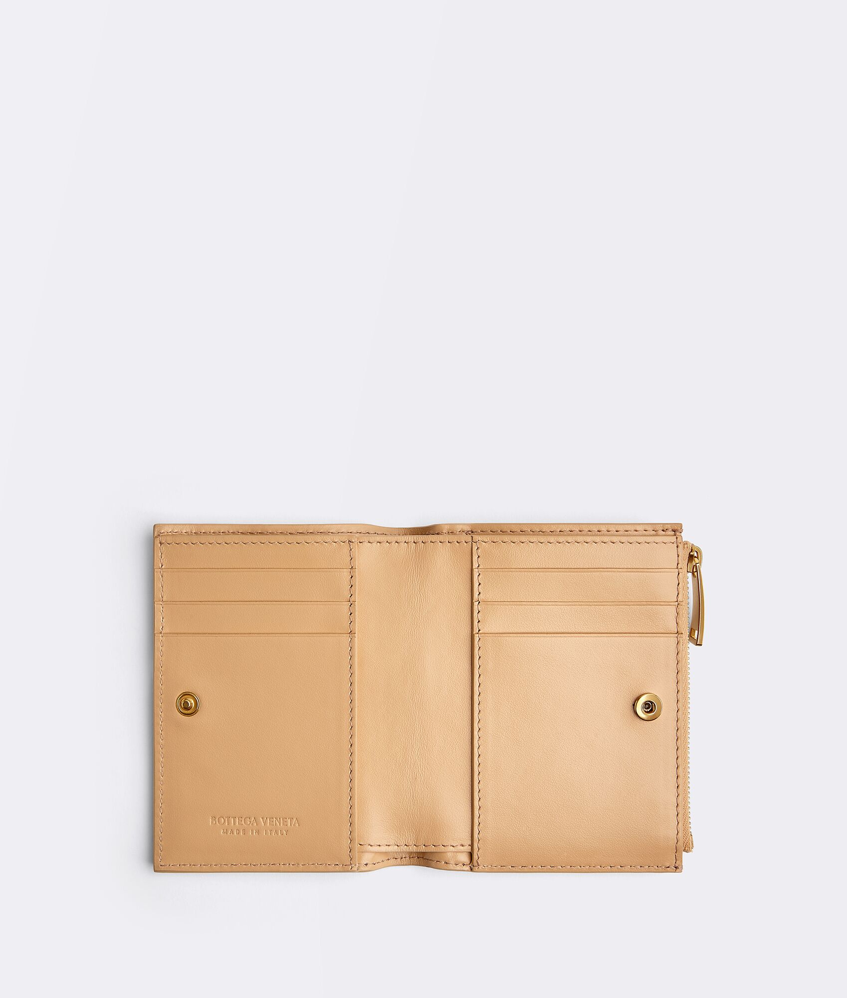 BOTTEGA VENETA 小号双折拉链钱包