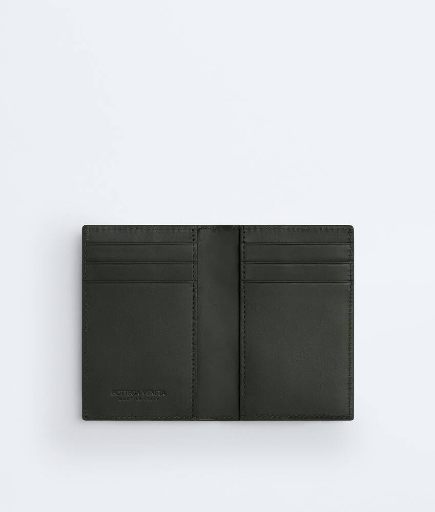 BOTTEGA VENETA Intrecciato编织翻盖卡包