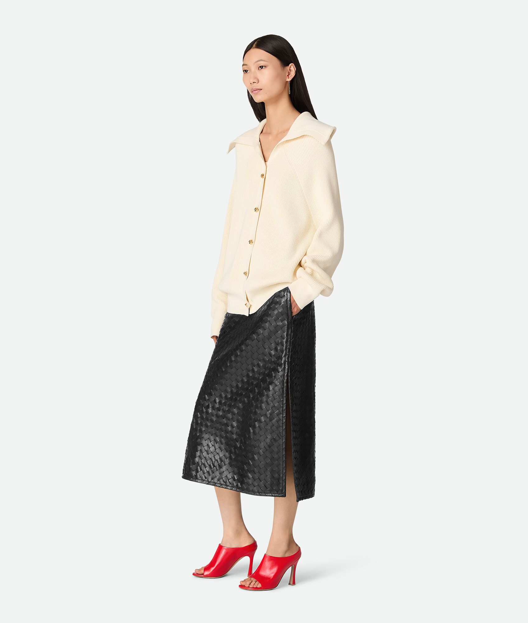 BOTTEGA VENETA 棉质罗纹开衫