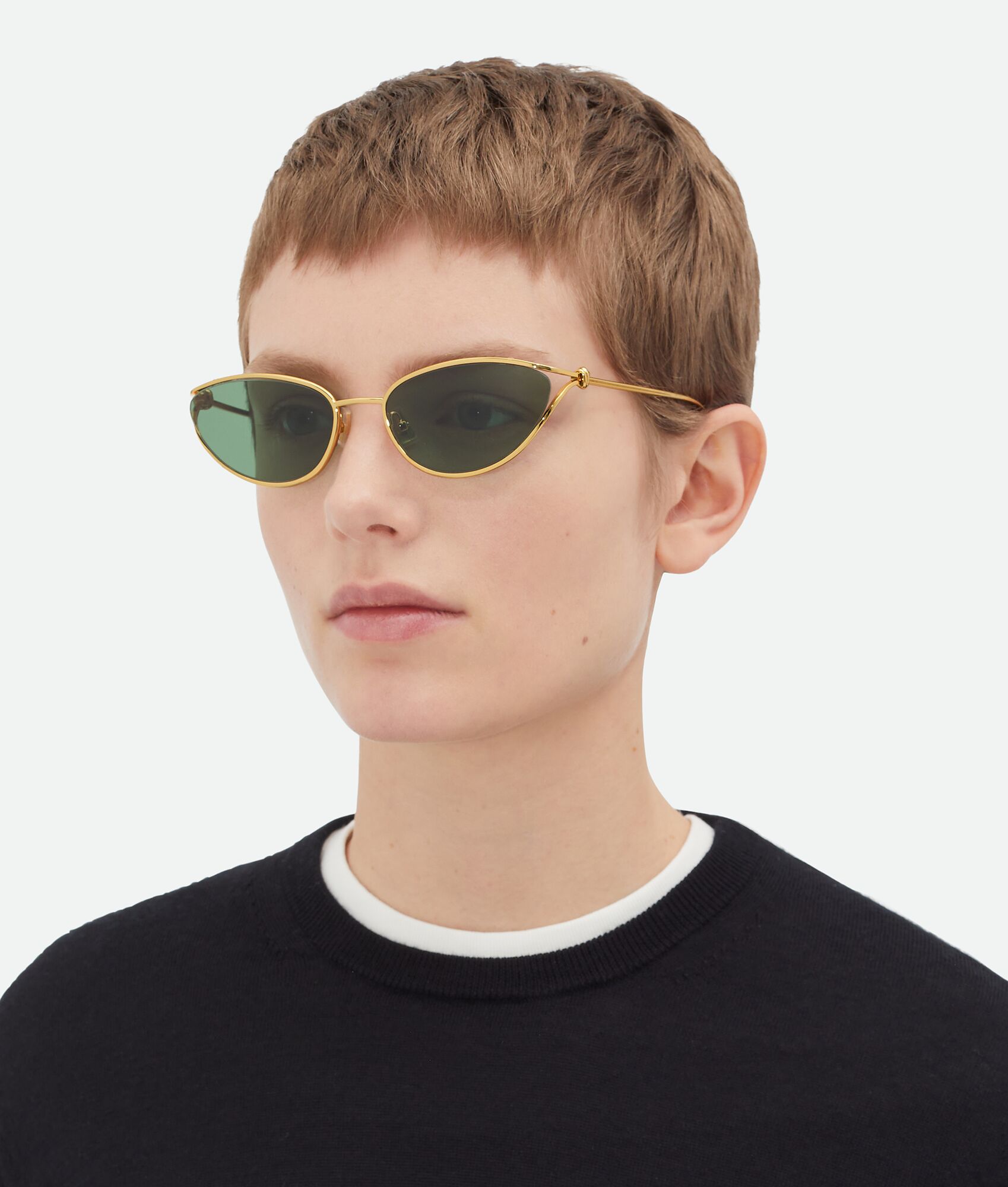 BOTTEGA VENETA Knot猫眼形太阳眼镜