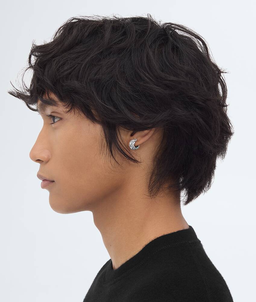 BOTTEGA VENETA Intreccio编织小号耳环