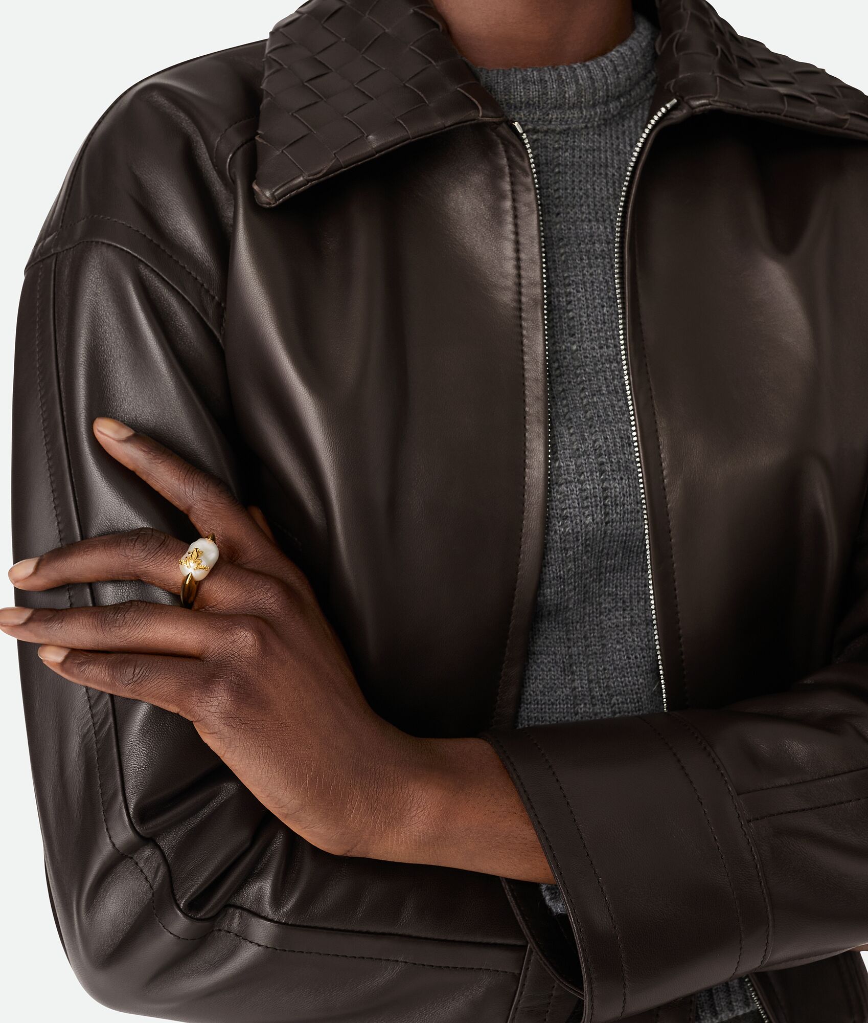 BOTTEGA VENETA Rana珍珠戒指