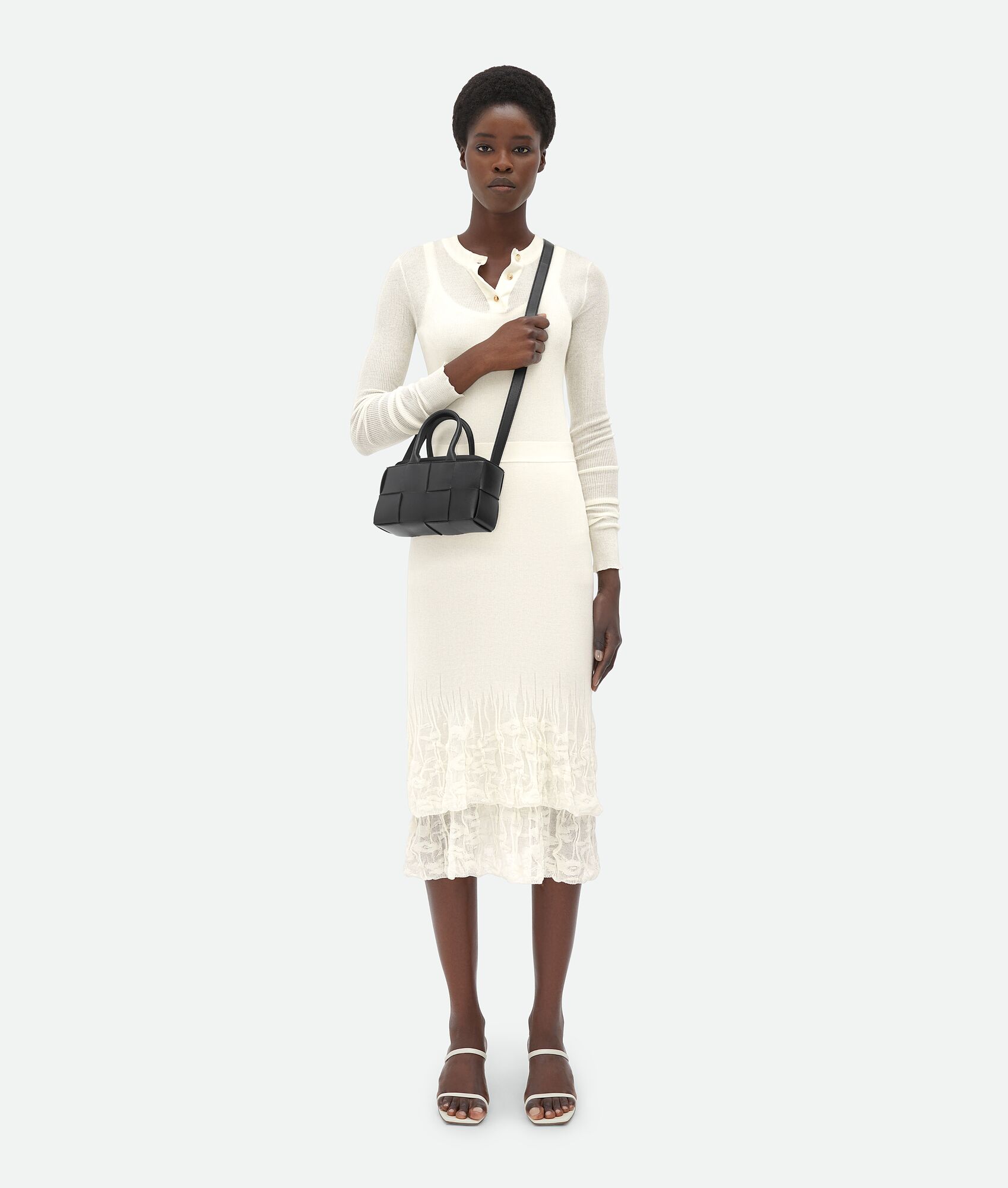 BOTTEGA VENETA 迷你East-West Arco Tote托特手袋