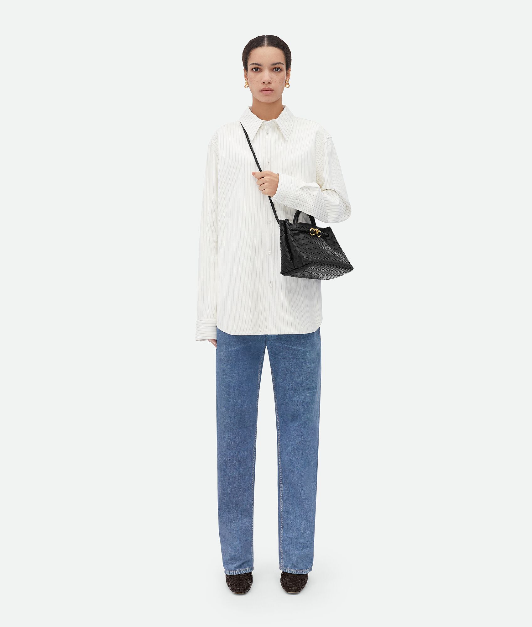 BOTTEGA VENETA 小号横款Andiamo手提包