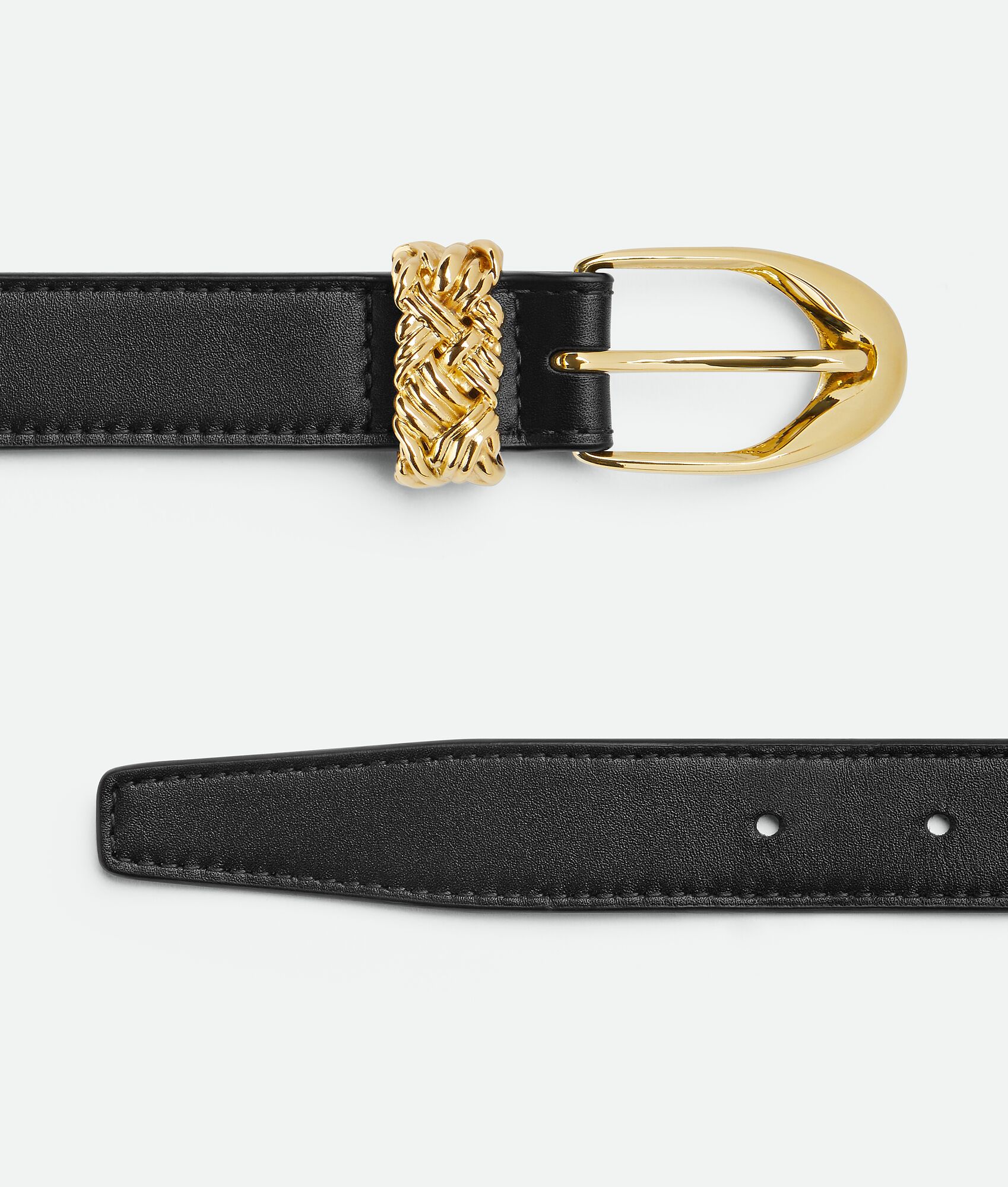 BOTTEGA VENETA Intreccio Loop编织圆环腰带