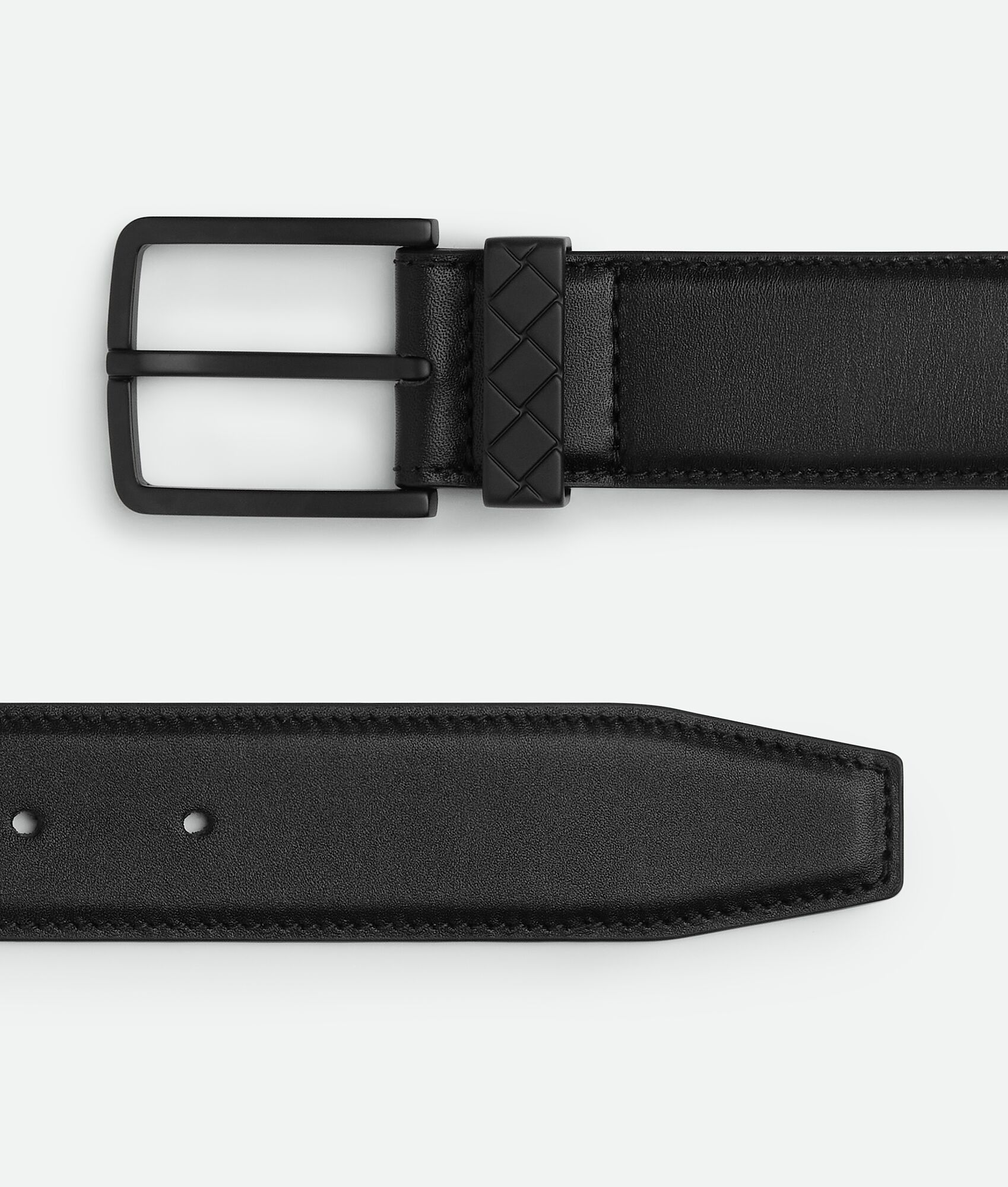 BOTTEGA VENETA Intreccio Loop编织圆环腰带