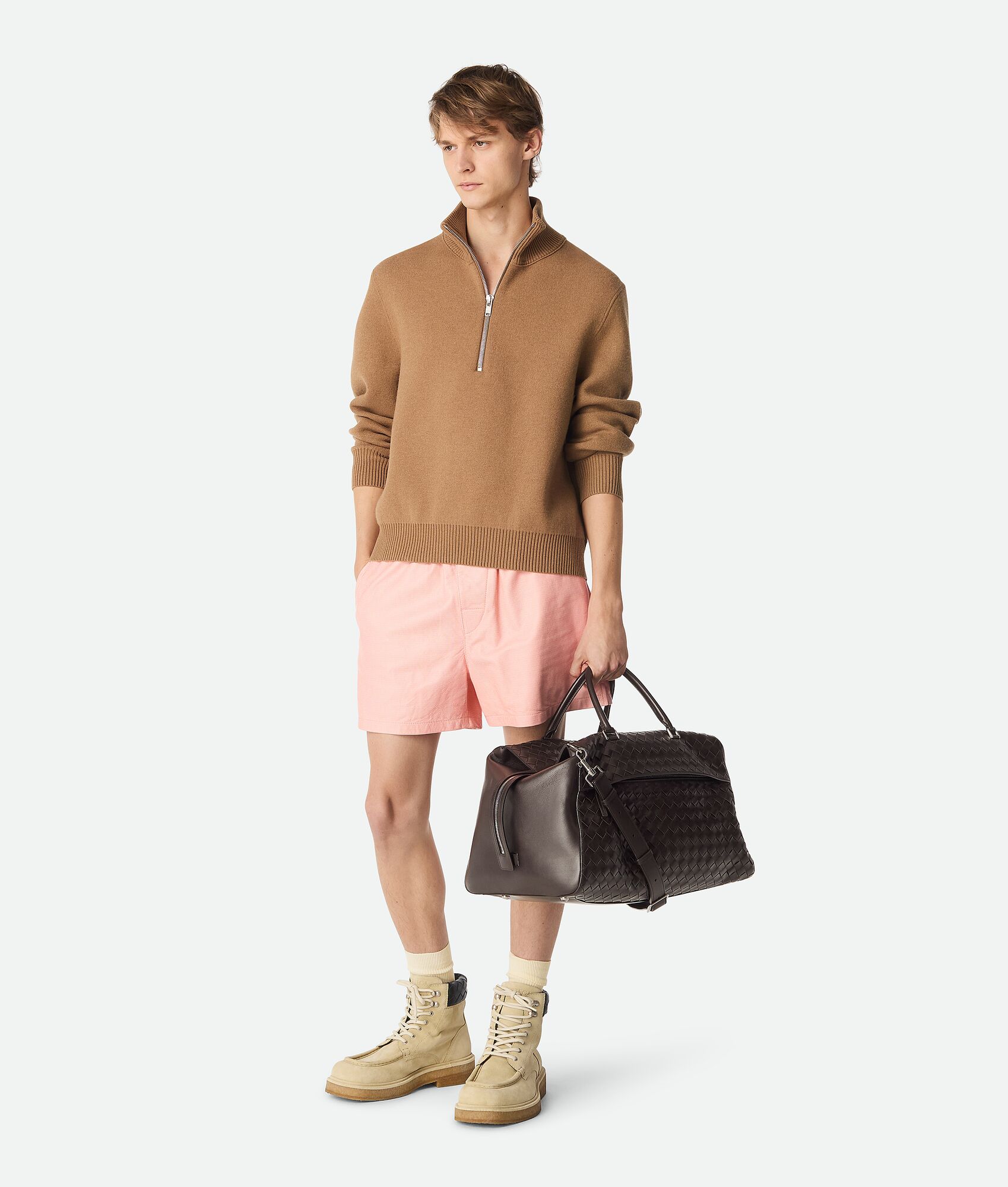 BOTTEGA VENETA Zip Tape周末旅行包