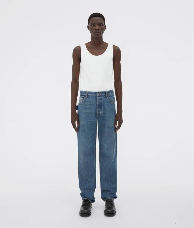 BOTTEGA VENETA 中厚水洗直筒牛仔裤