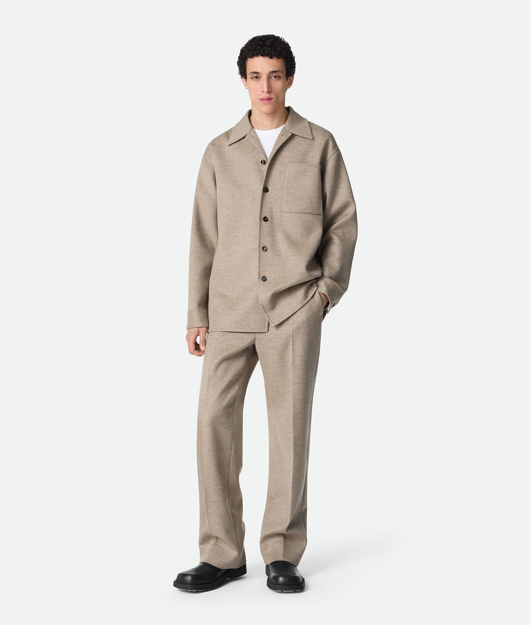 BOTTEGA VENETA 羊毛和山羊绒长裤