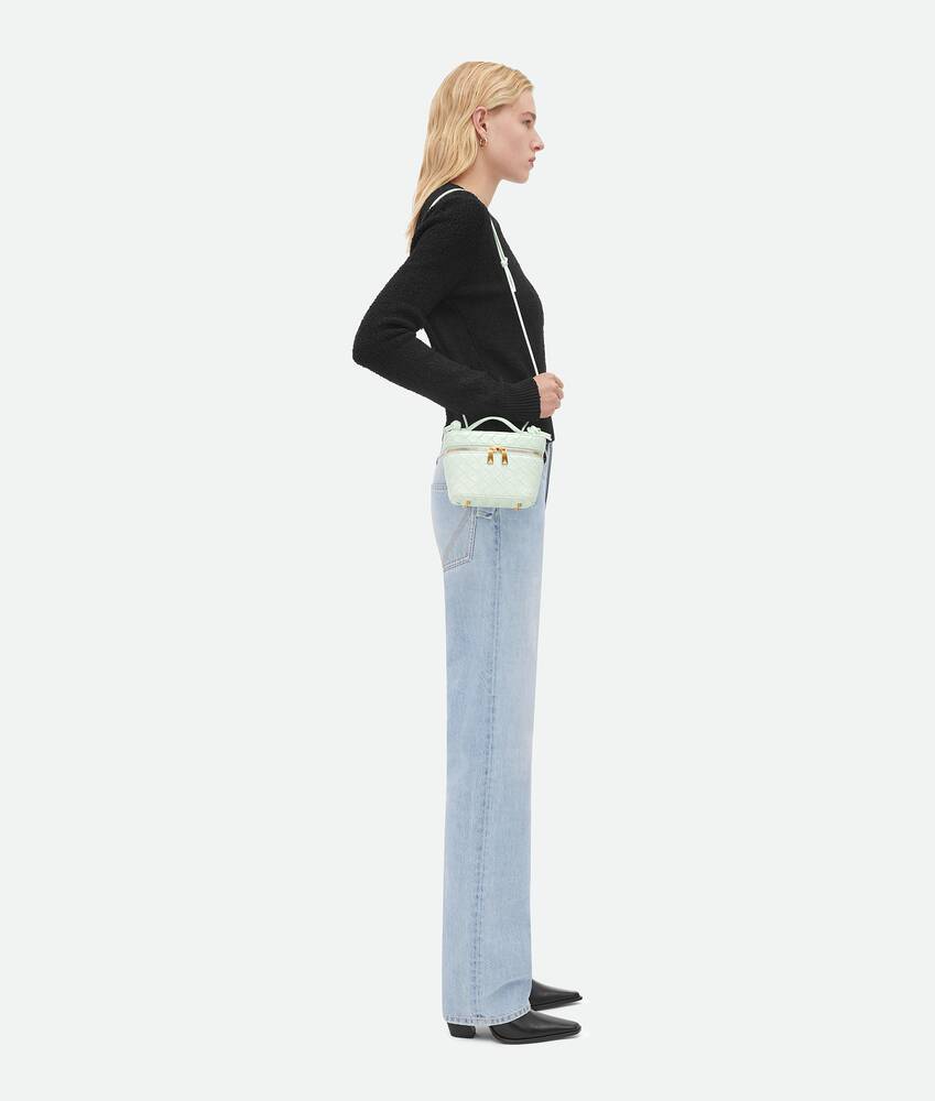 BOTTEGA VENETA Intrecciato编织迷你化妆包