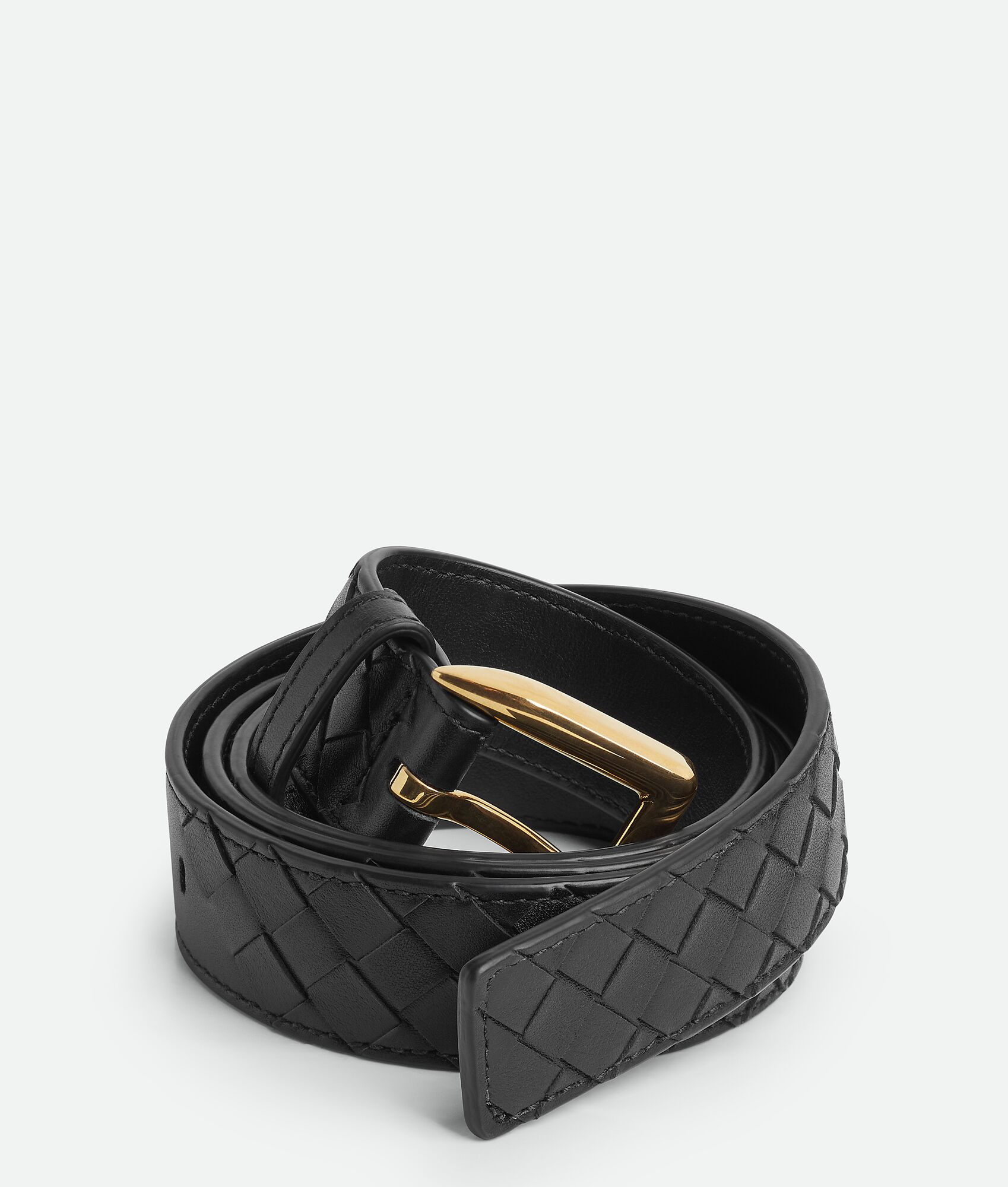 BOTTEGA VENETA Intrecciato Piccolo编织腰带