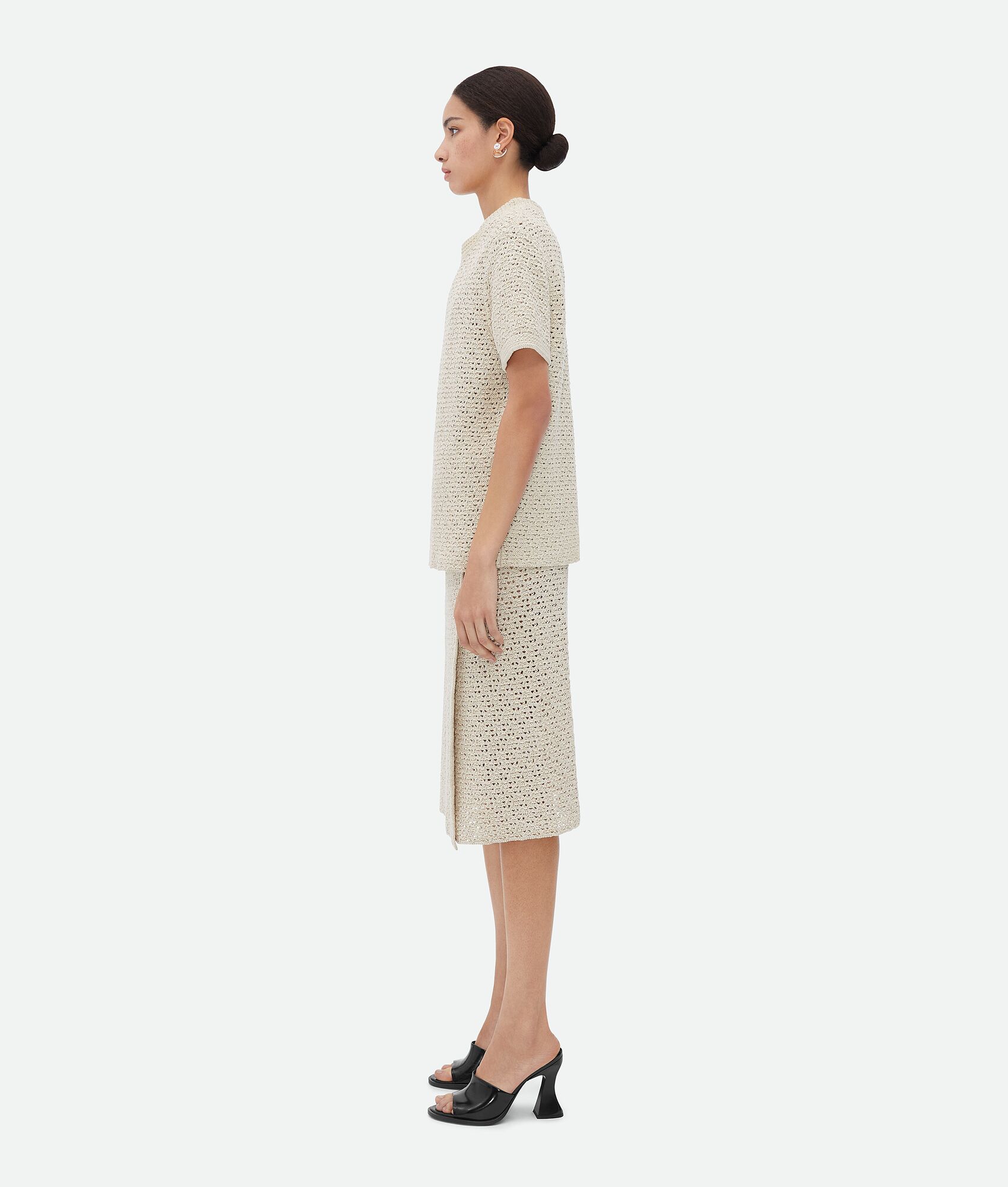 BOTTEGA VENETA 棉质钩织T恤衫