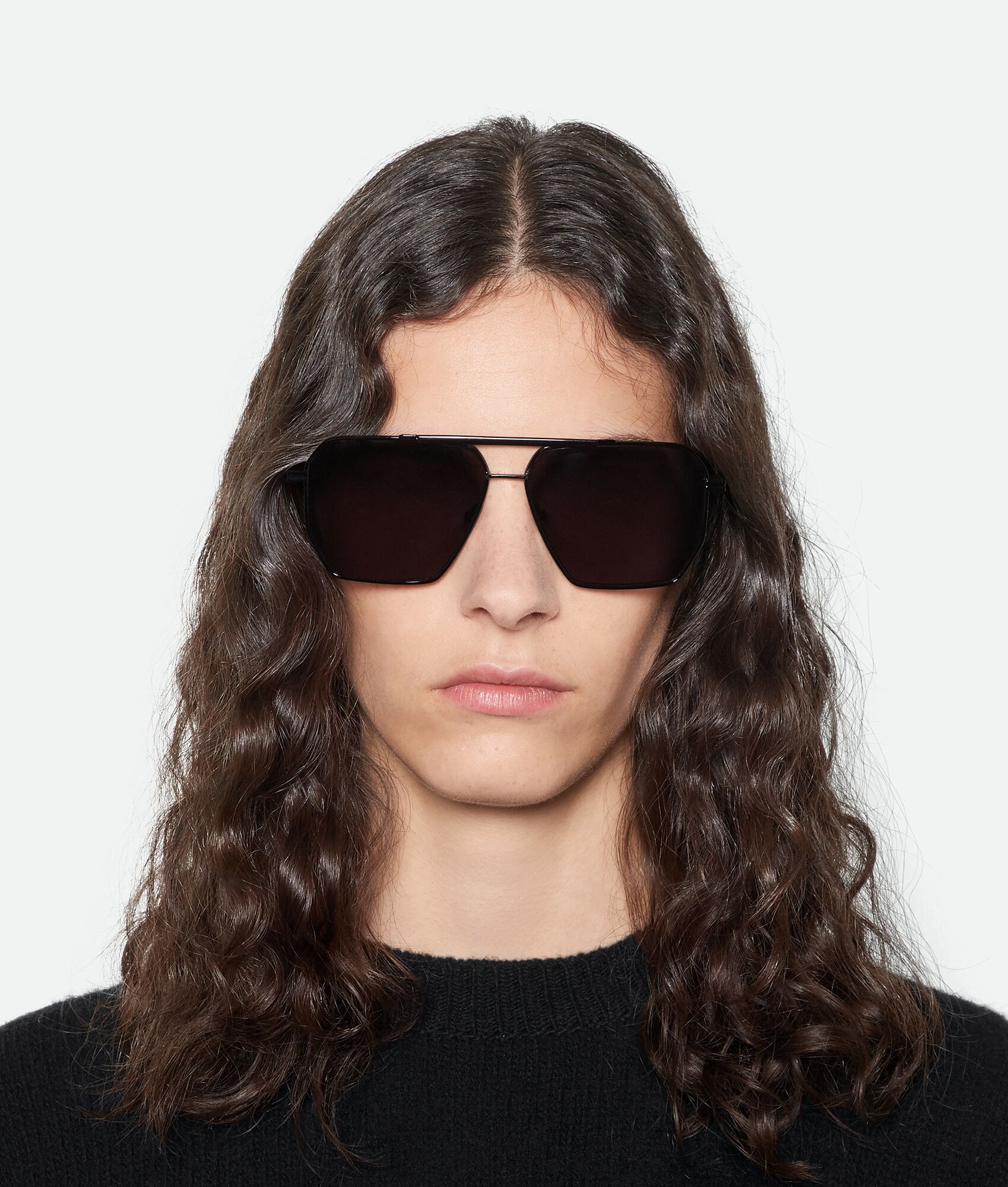 BOTTEGA VENETA Classic飞行员太阳眼镜