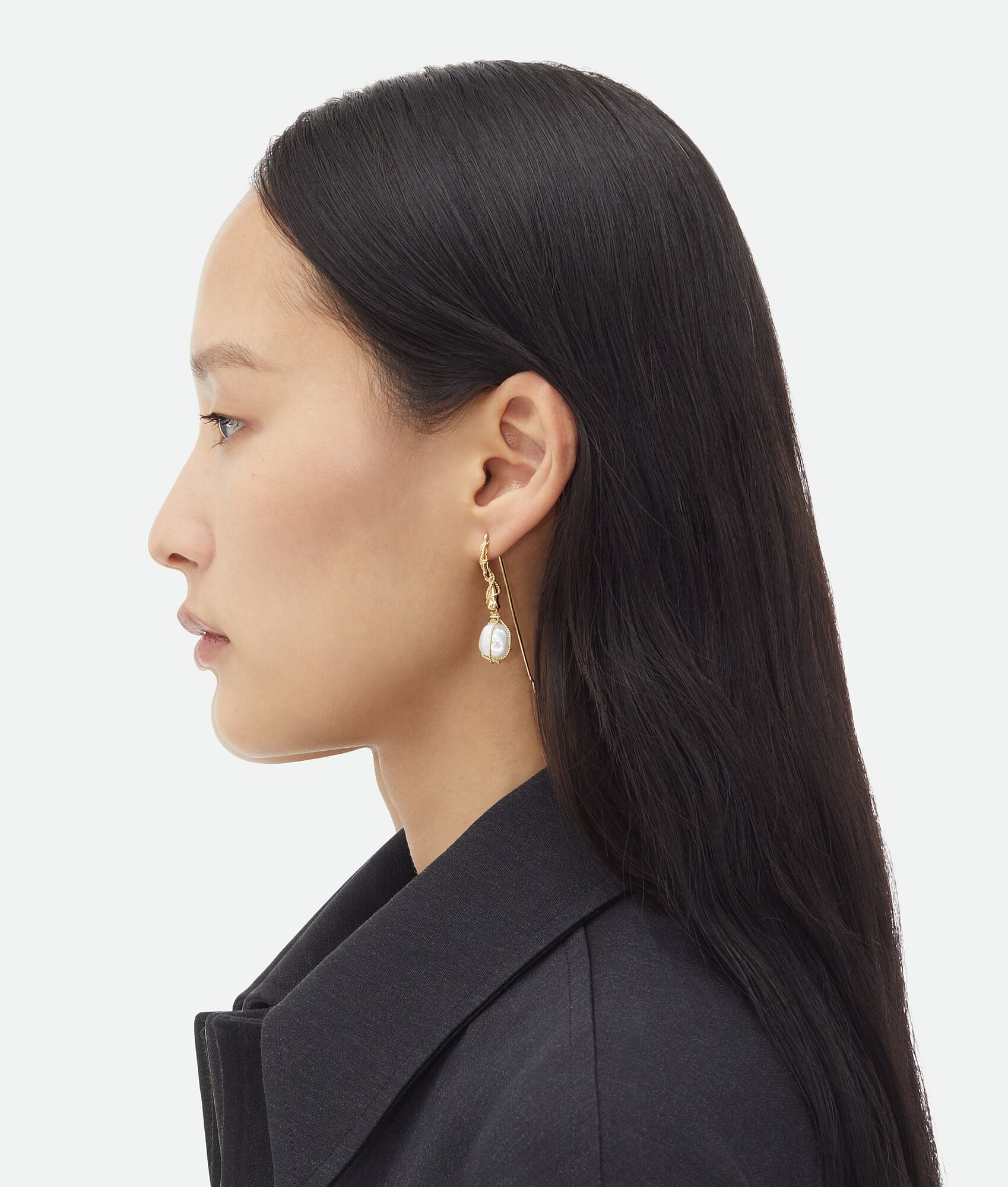 BOTTEGA VENETA Cord珍珠耳环