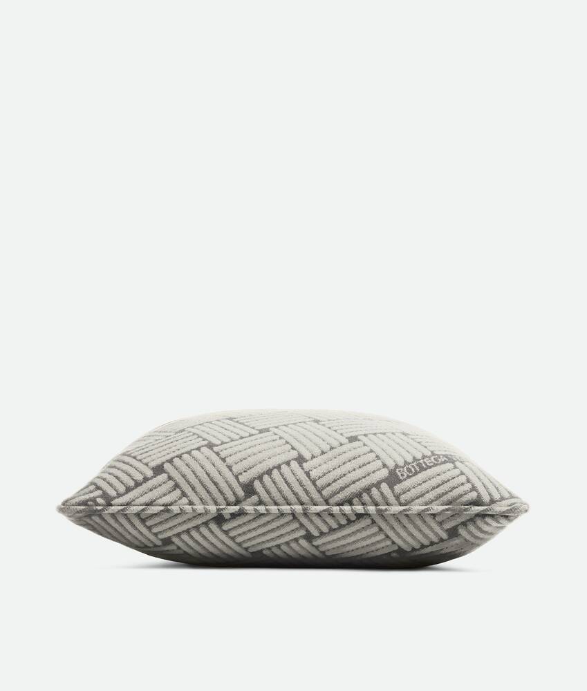 BOTTEGA VENETA Intreccio编织图案山羊绒坐垫