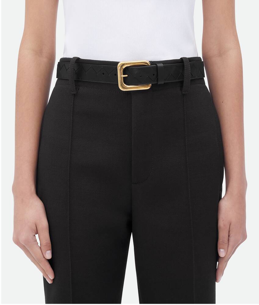 BOTTEGA VENETA Intrecciato编织腰带