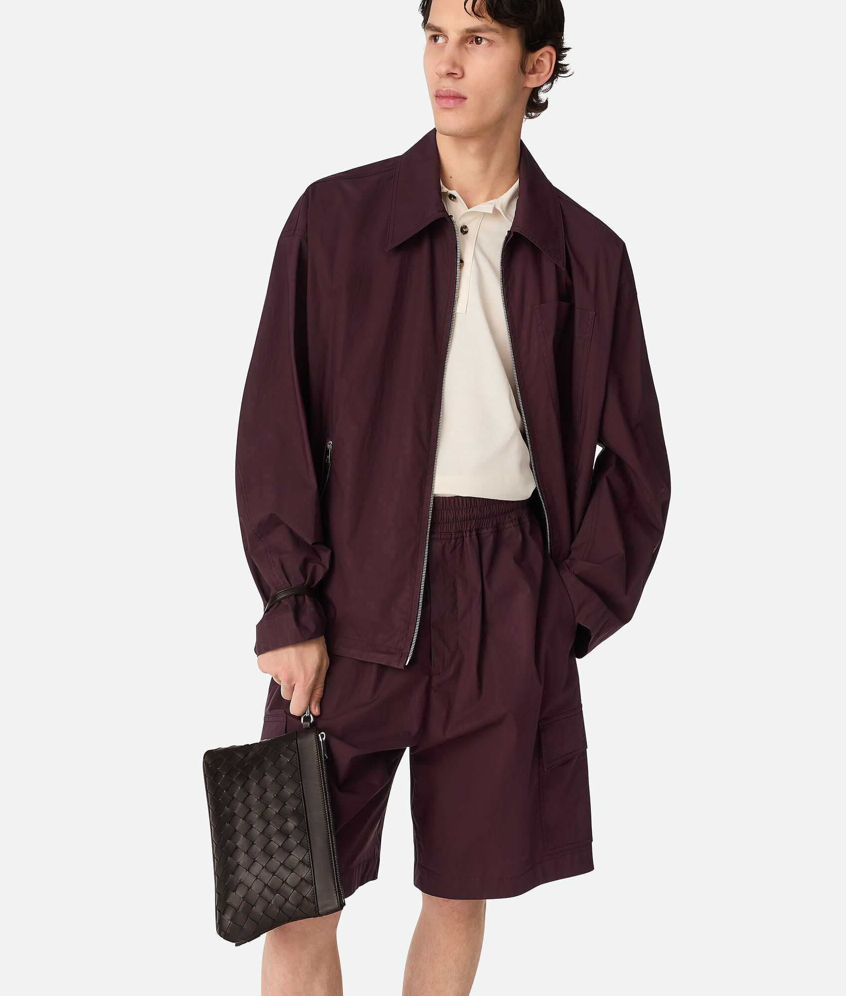 BOTTEGA VENETA Intrecciato Prism编织手拿包