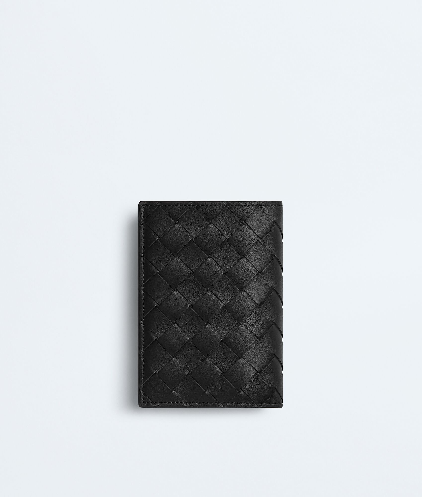 BOTTEGA VENETA 配L形拉链Intrecciato编织中号Bi-Fold双折钱包