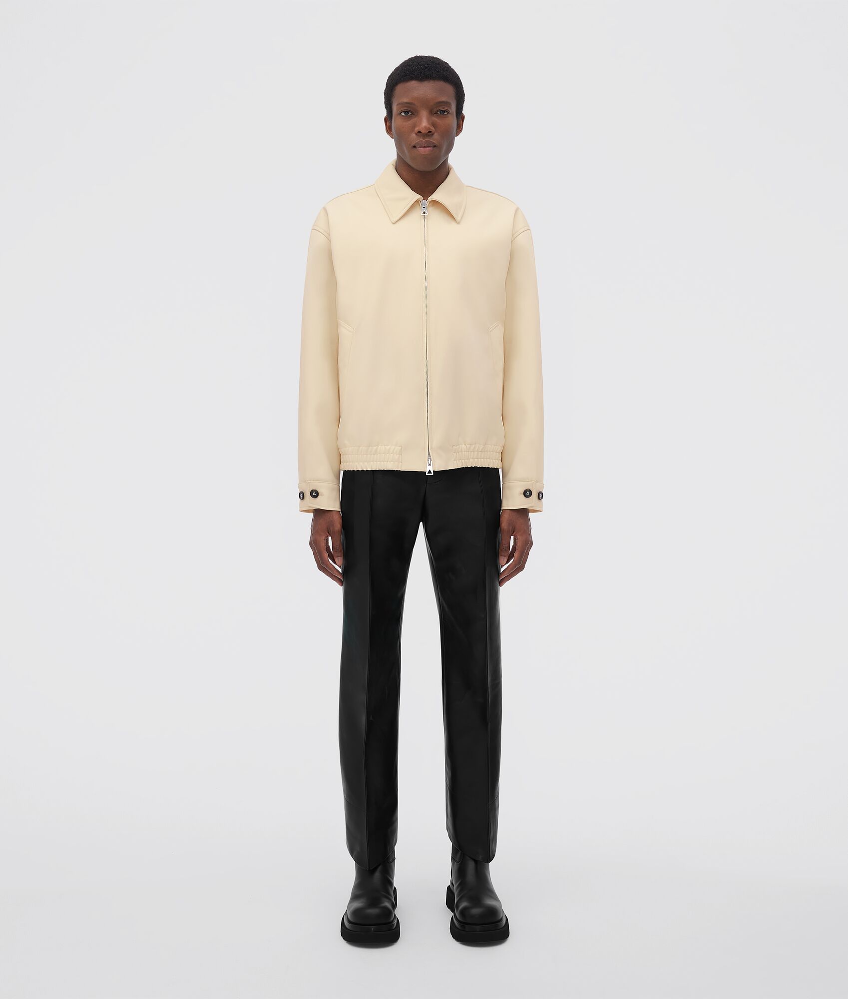 BOTTEGA VENETA 科技混羊毛斜纹夹克