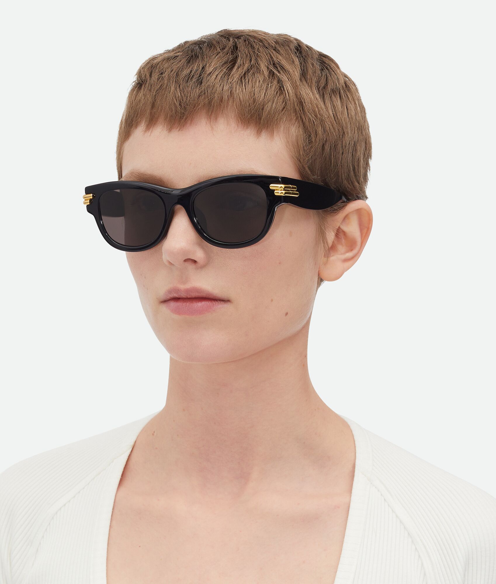 BOTTEGA VENETA Mitre方形太阳眼镜