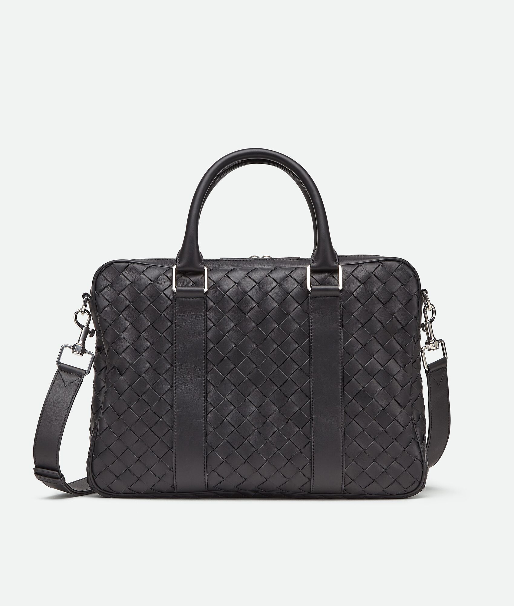 BOTTEGA VENETA 纤薄Intrecciato编织公文包
