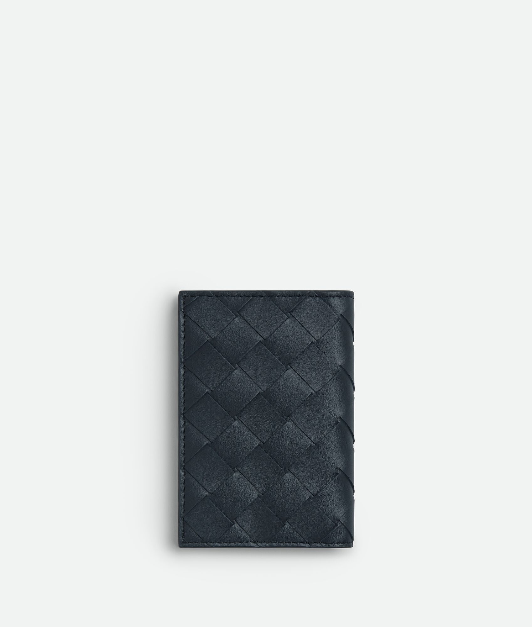 BOTTEGA VENETA Intrecciato编织翻盖卡包