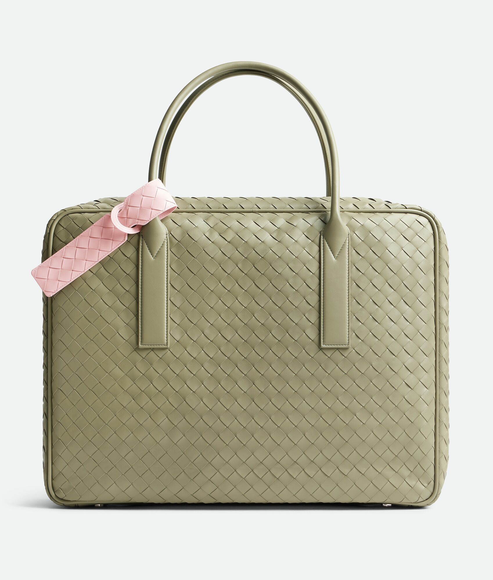 BOTTEGA VENETA Intrecciato编织长款标签夹