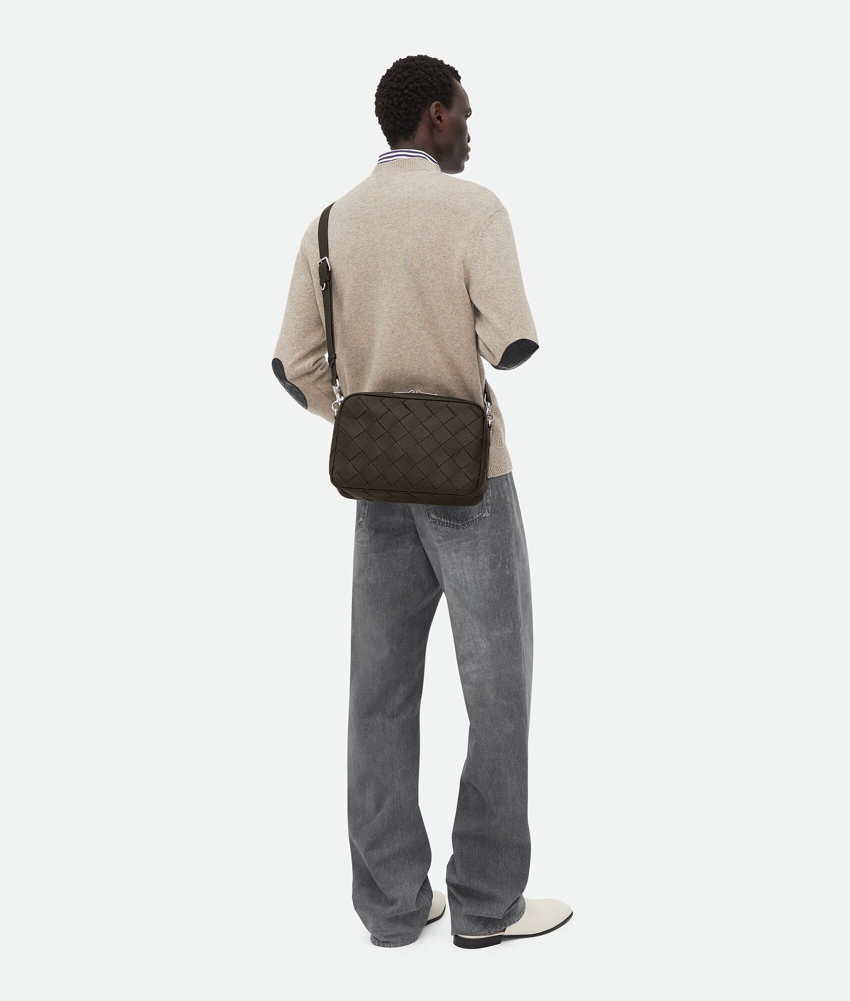 BOTTEGA VENETA 中号Intrecciato编织相机包
