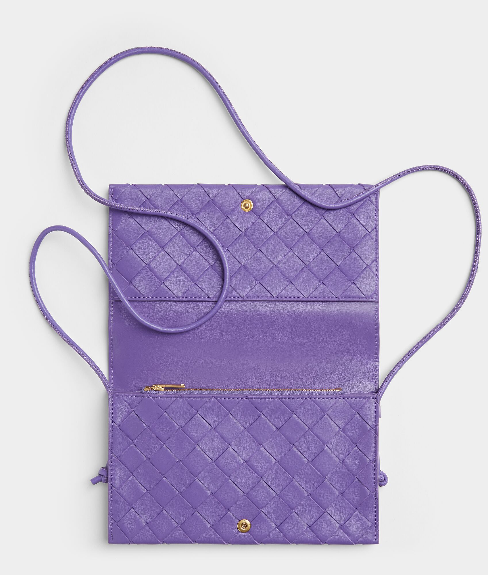 BOTTEGA VENETA Intrecciato 绳带钱包