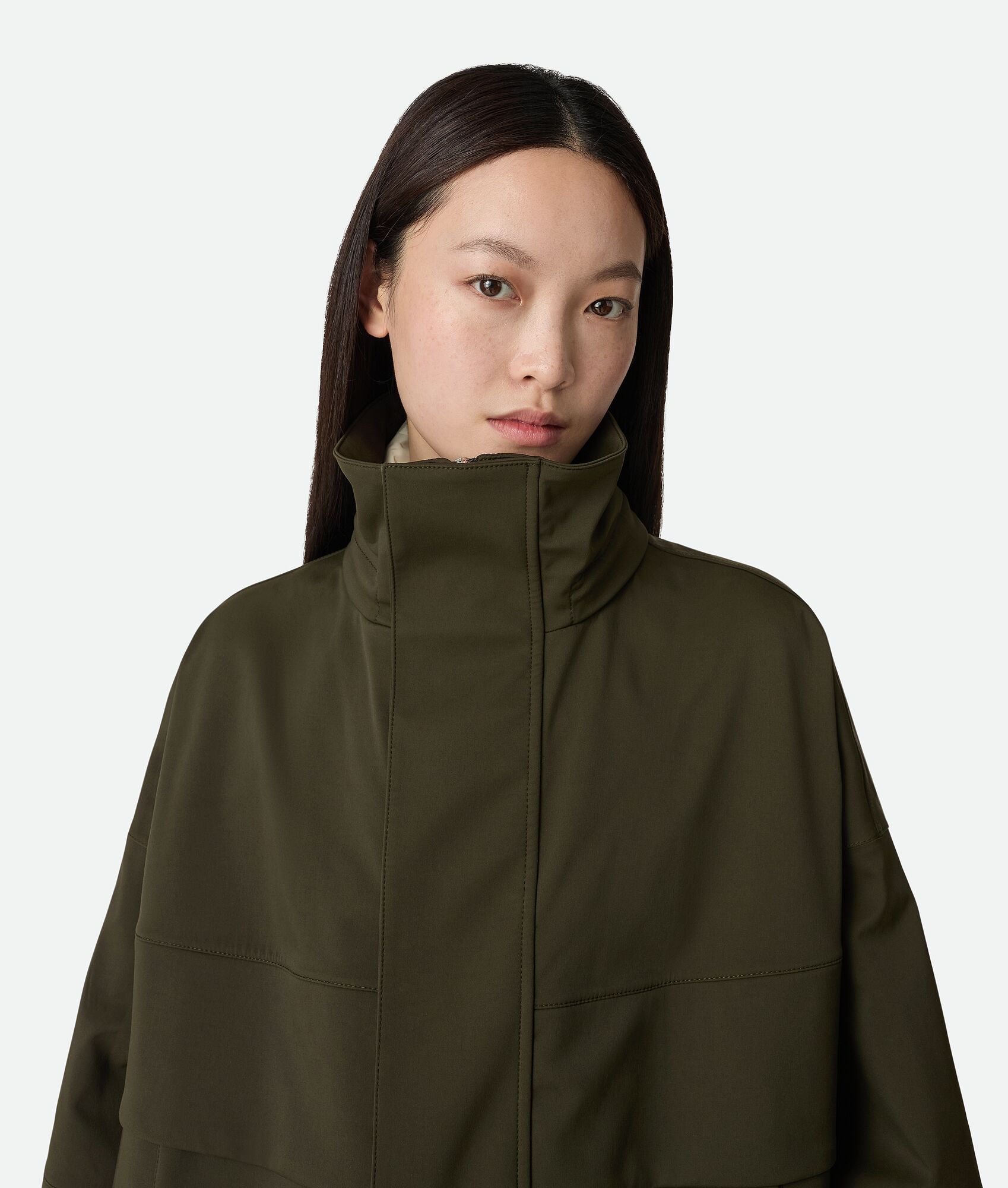 BOTTEGA VENETA 复合科技羊毛派克大衣