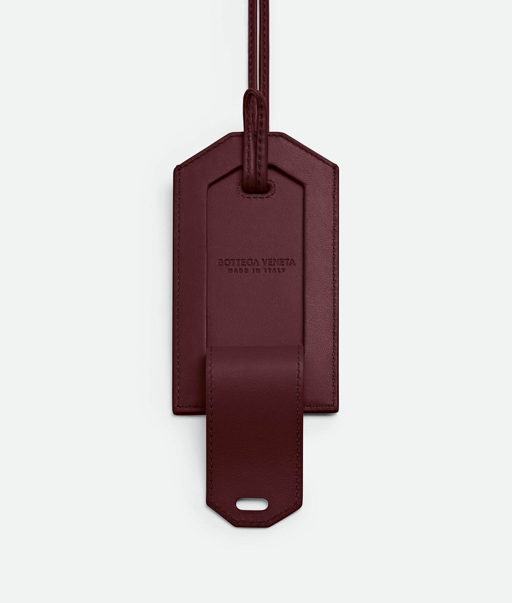 BOTTEGA VENETA Intrecciato编织绳带标签夹