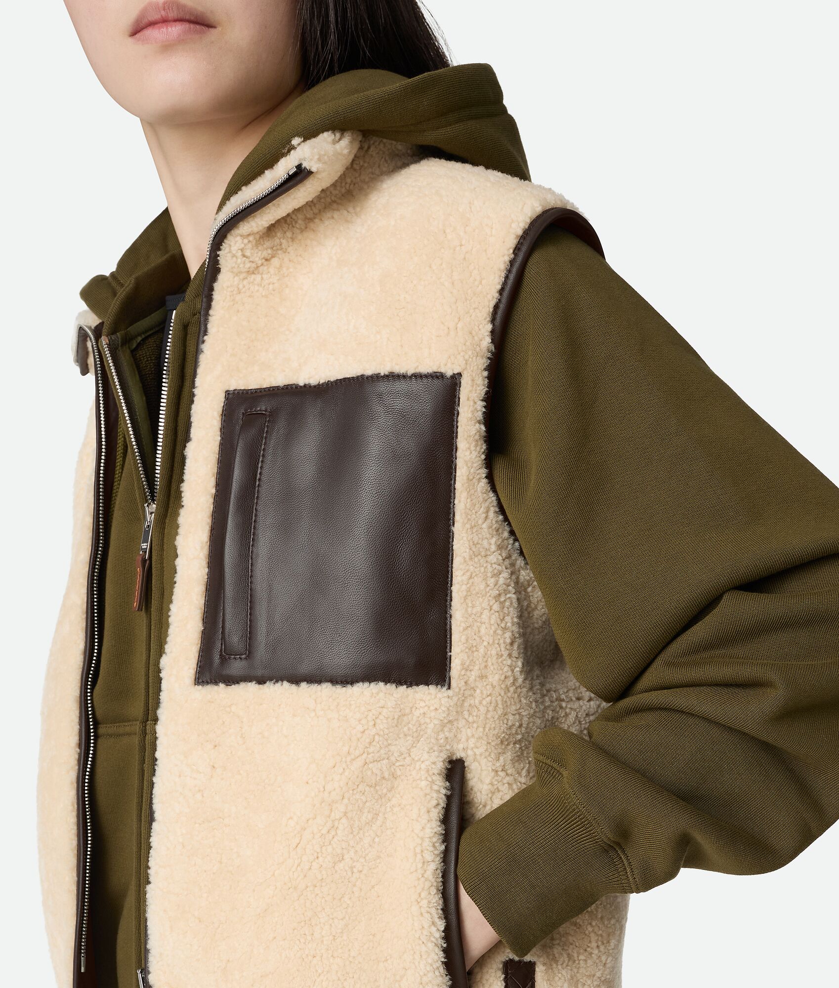 BOTTEGA VENETA 剪羊毛马甲