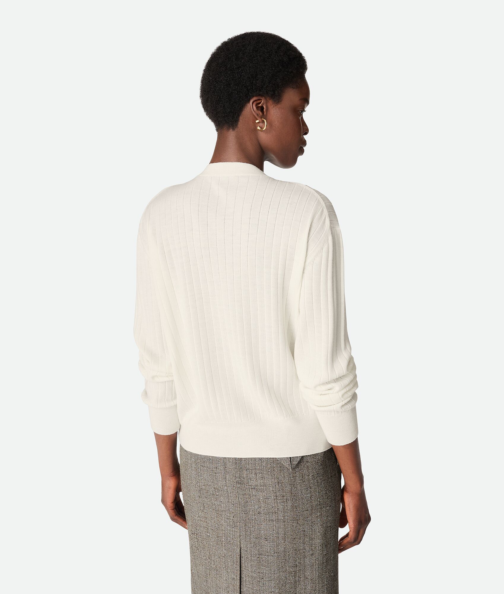 BOTTEGA VENETA 羊毛罗纹开衫