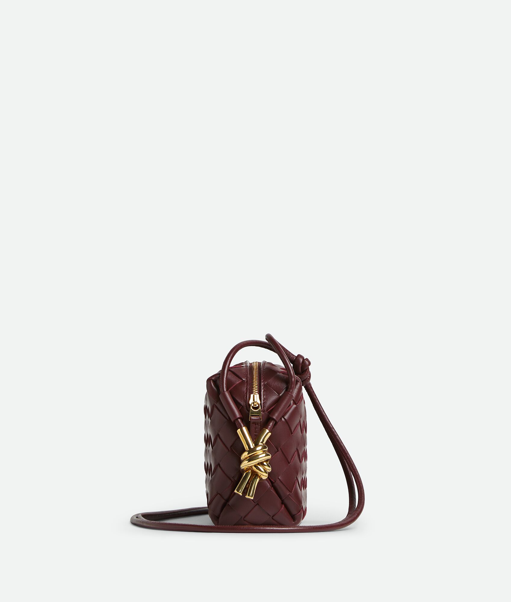 BOTTEGA VENETA Loop迷你金属扭结斜挎包