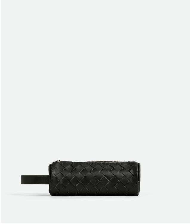 BOTTEGA VENETA Intrecciato编织圆柱形笔袋