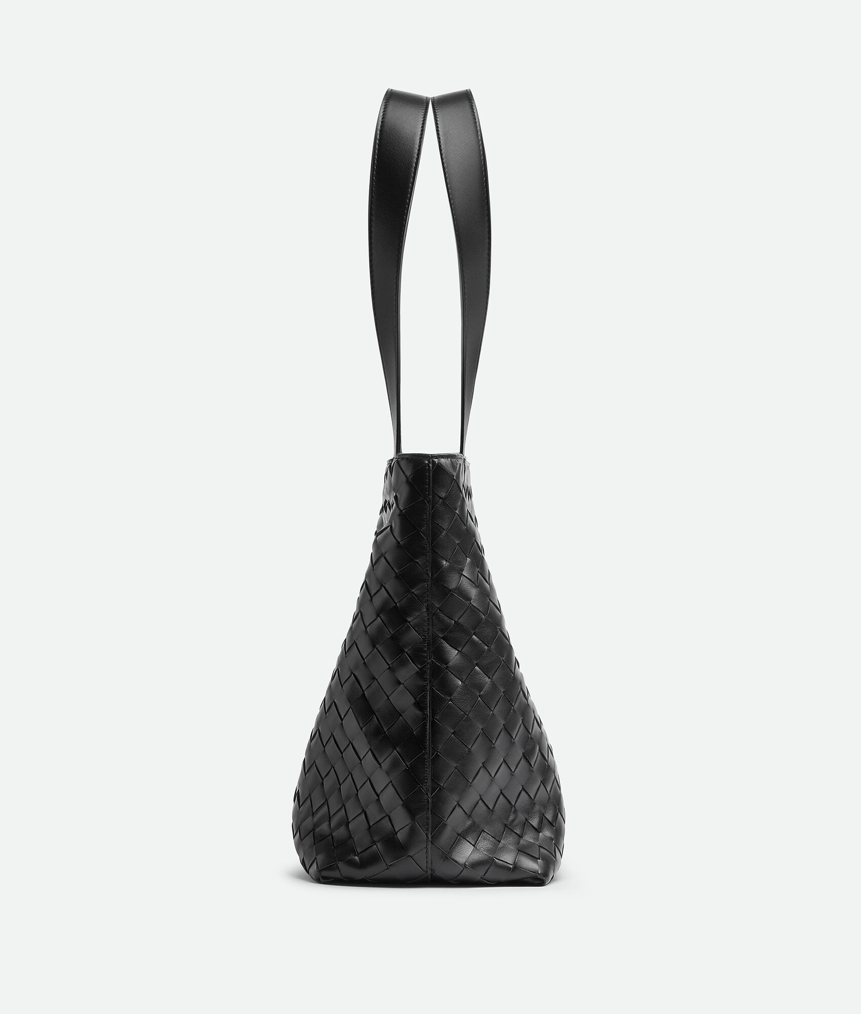 BOTTEGA VENETA 小号Intrecciato编织拉链Tote托特手袋