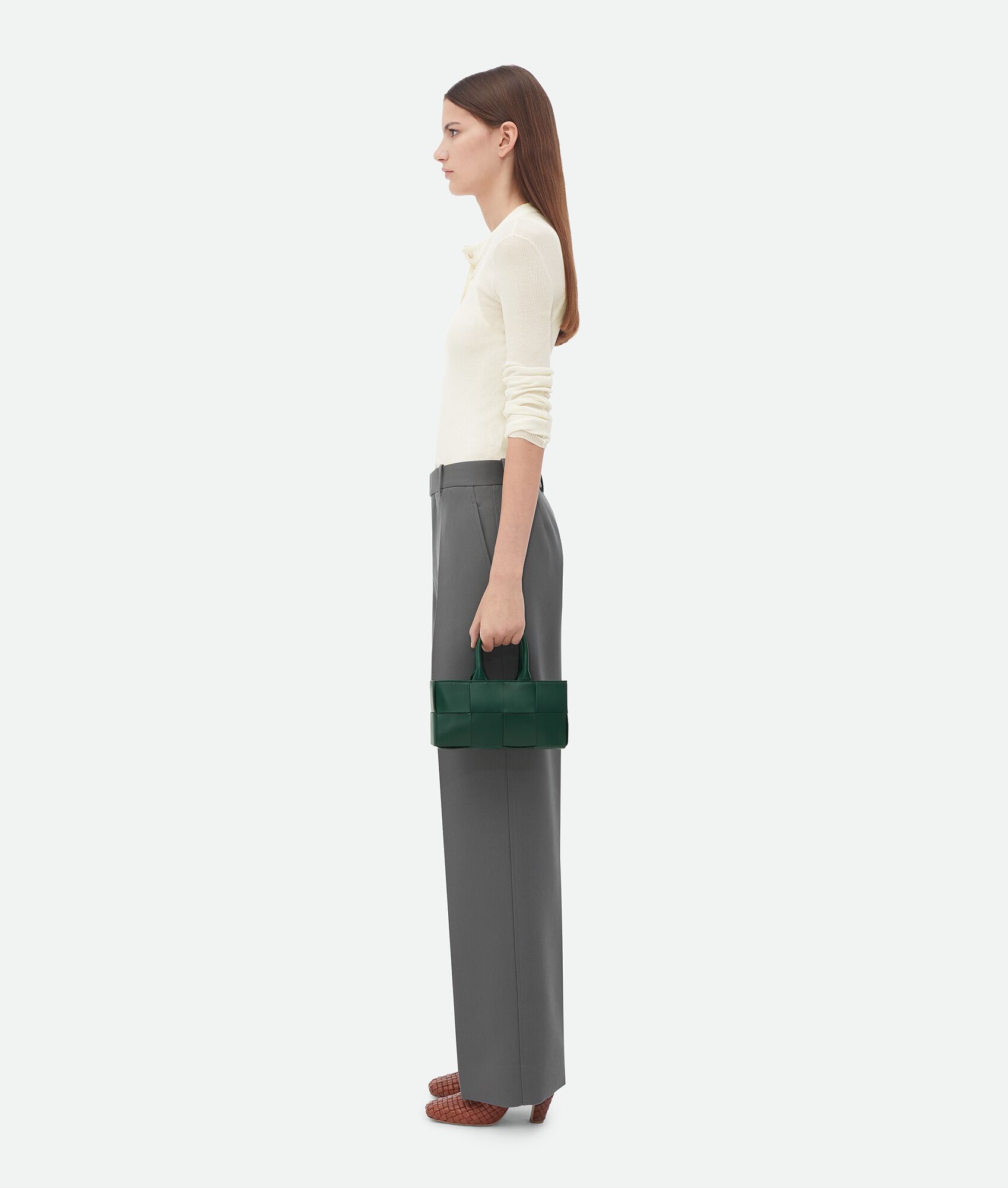 BOTTEGA VENETA 迷你East-West Arco Tote托特手袋