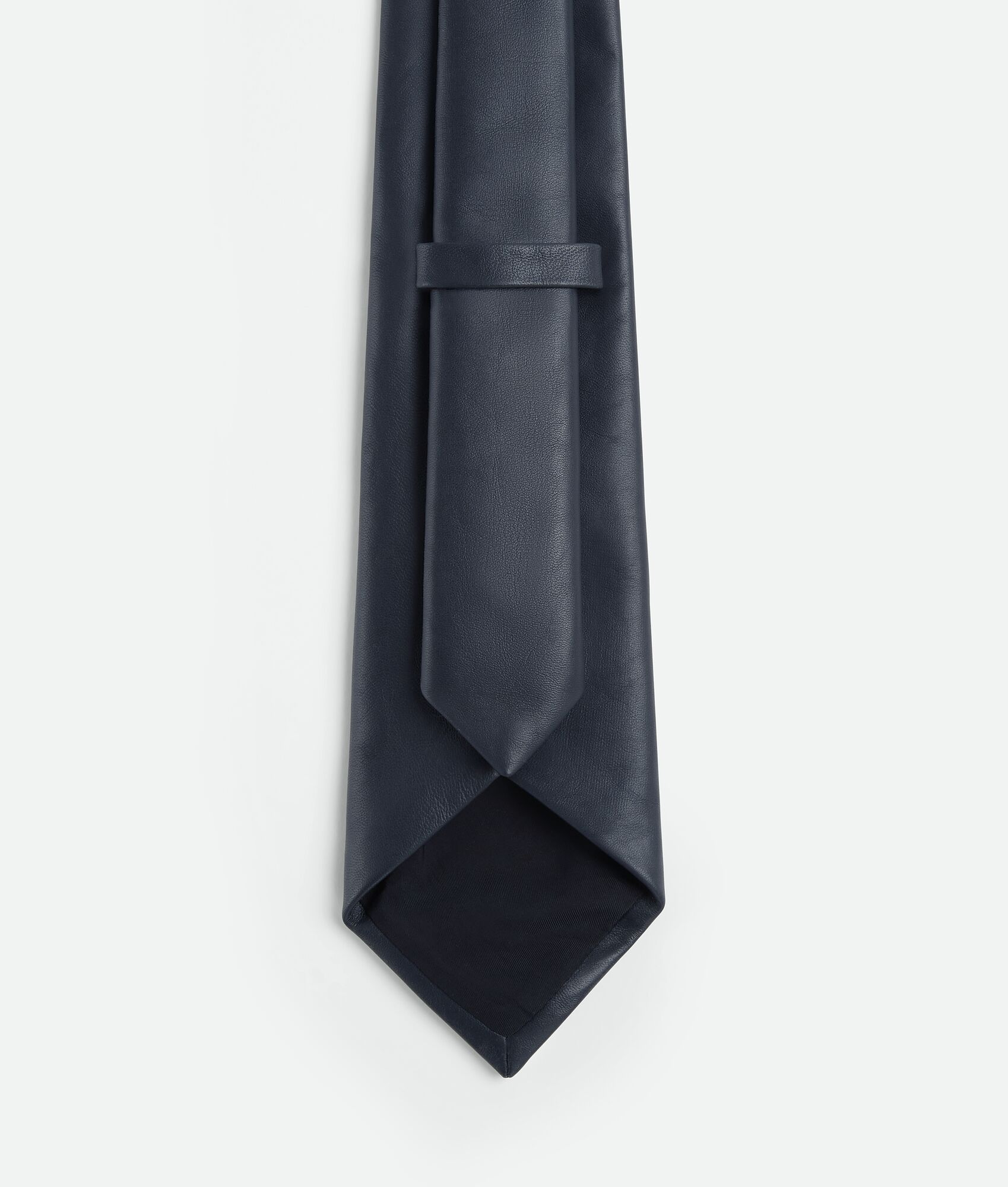 BOTTEGA VENETA 光滑皮革领带