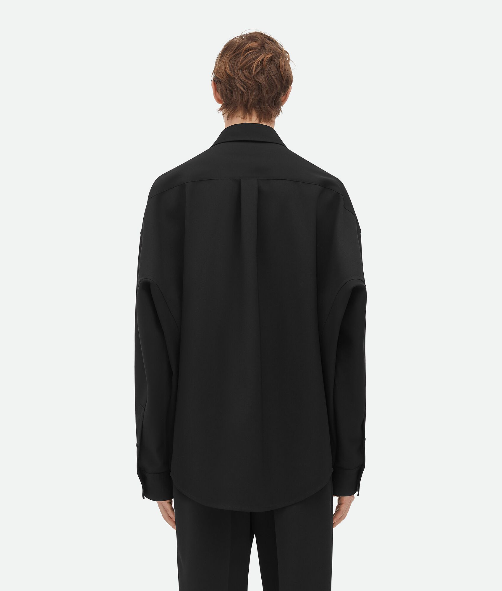 BOTTEGA VENETA 羊毛斜纹衬衫