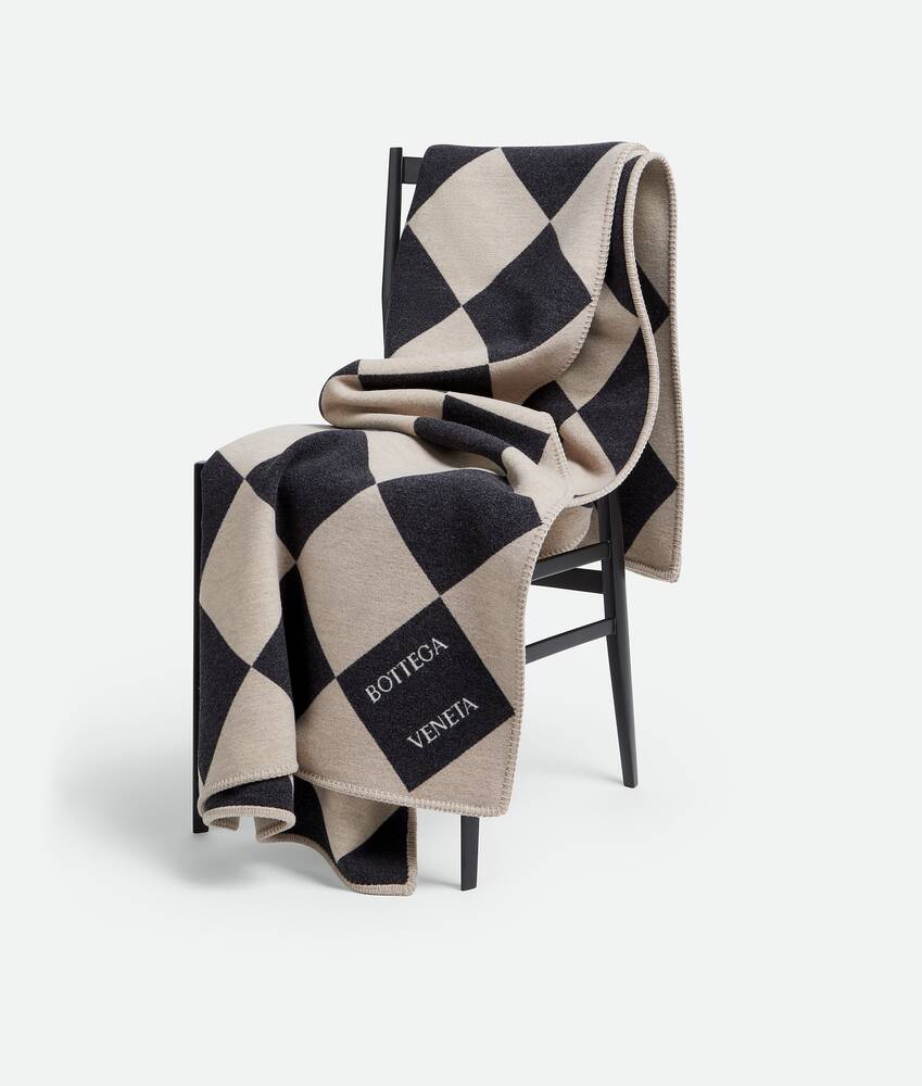 BOTTEGA VENETA 提花格纹毛毯