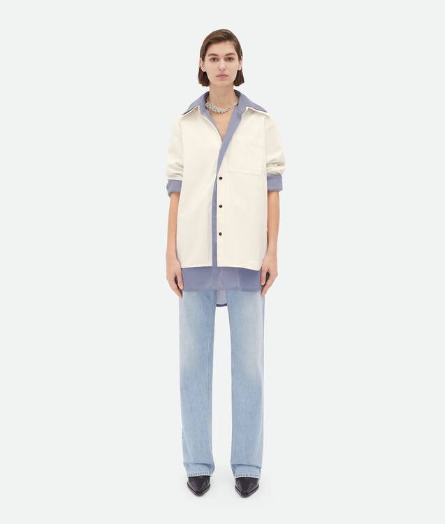 BOTTEGA VENETA 宽松版型双层棉质衬衫