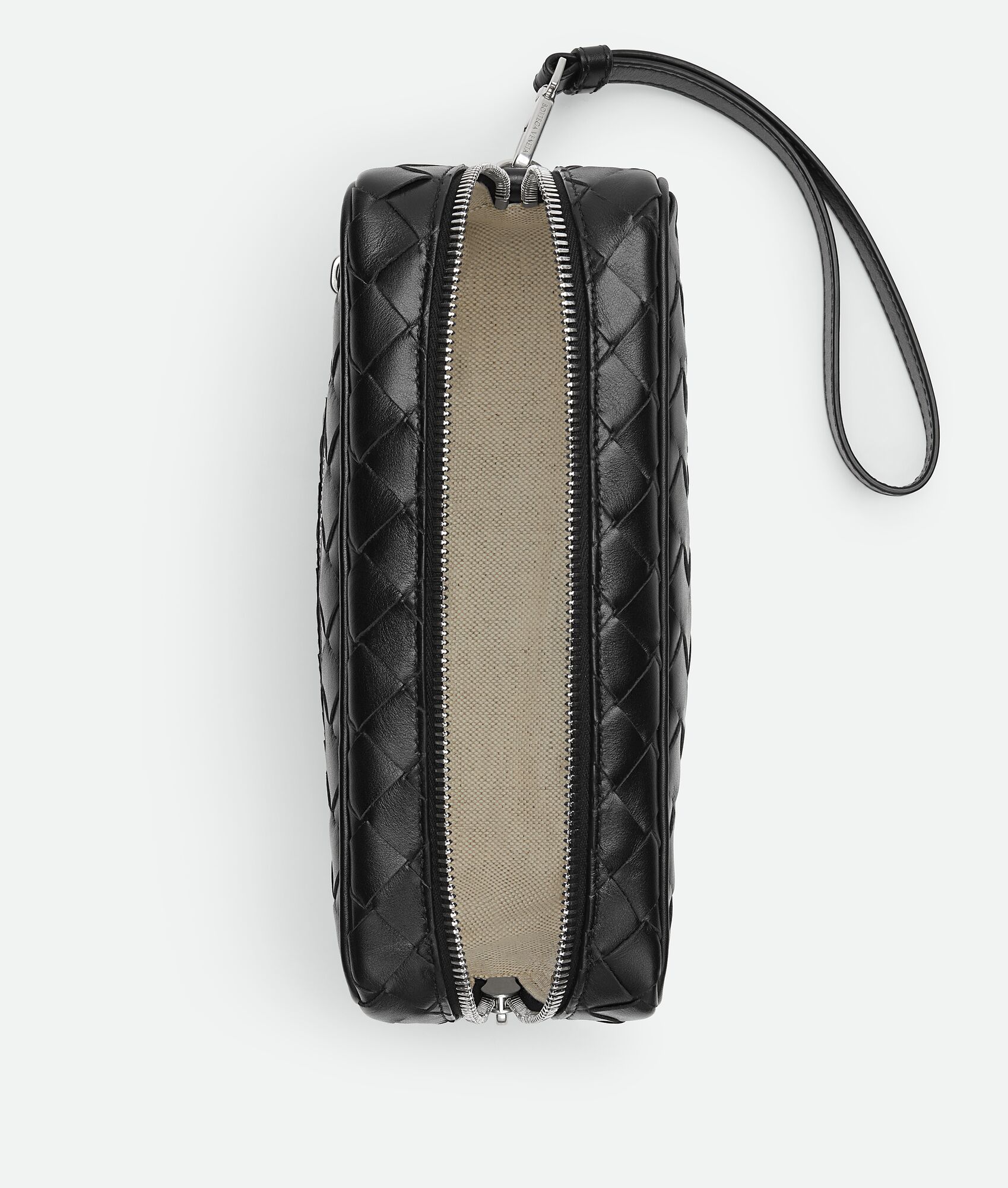 BOTTEGA VENETA 小号Intrecciato编织腕带手拿包
