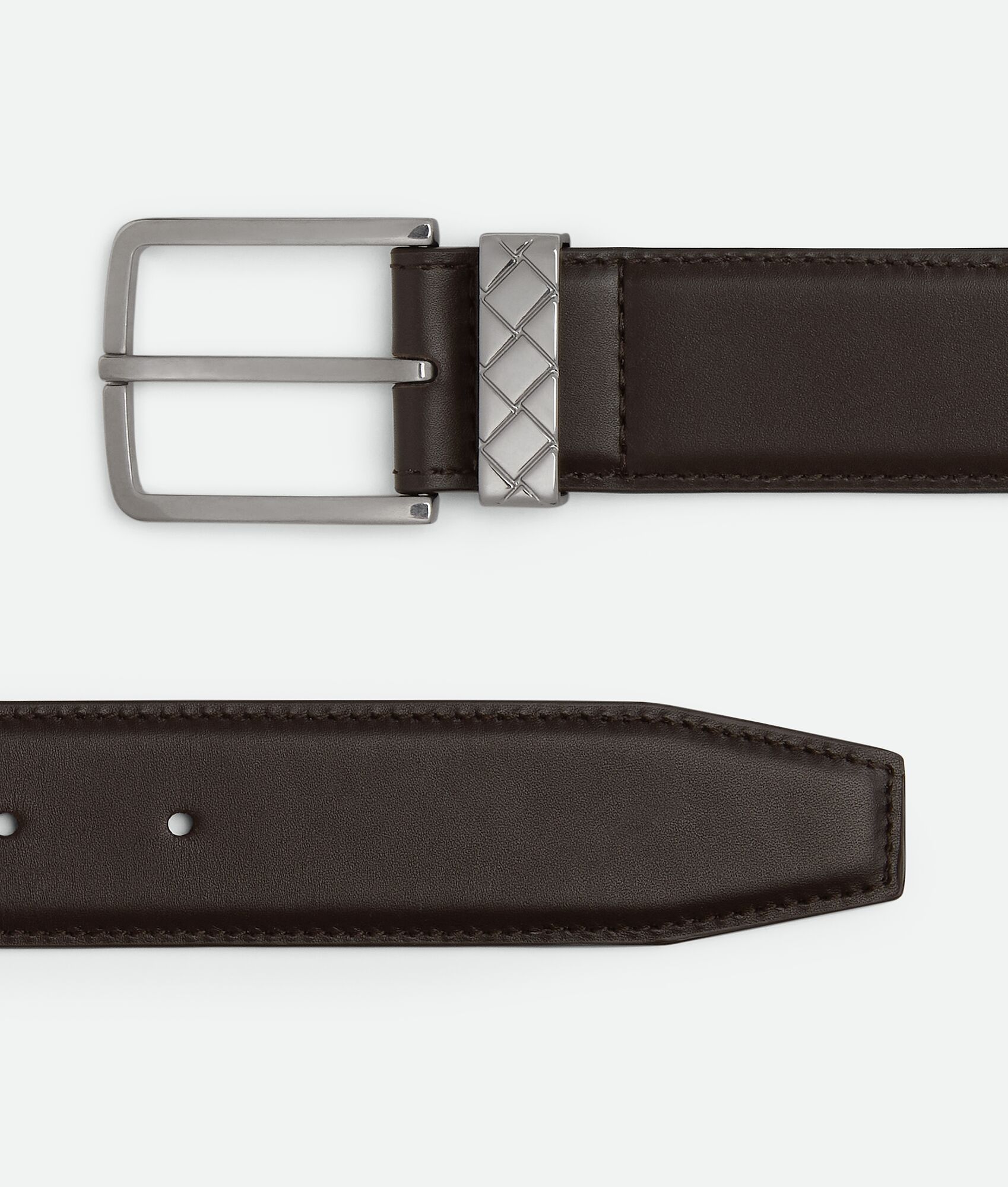 BOTTEGA VENETA Intreccio Loop编织圆环腰带