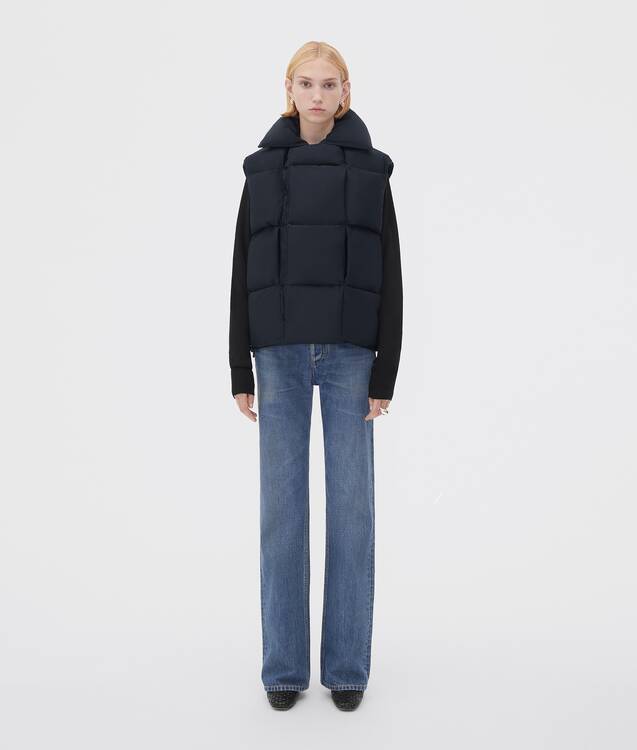 BOTTEGA VENETA 科技尼龙intreccio编织加衬马甲