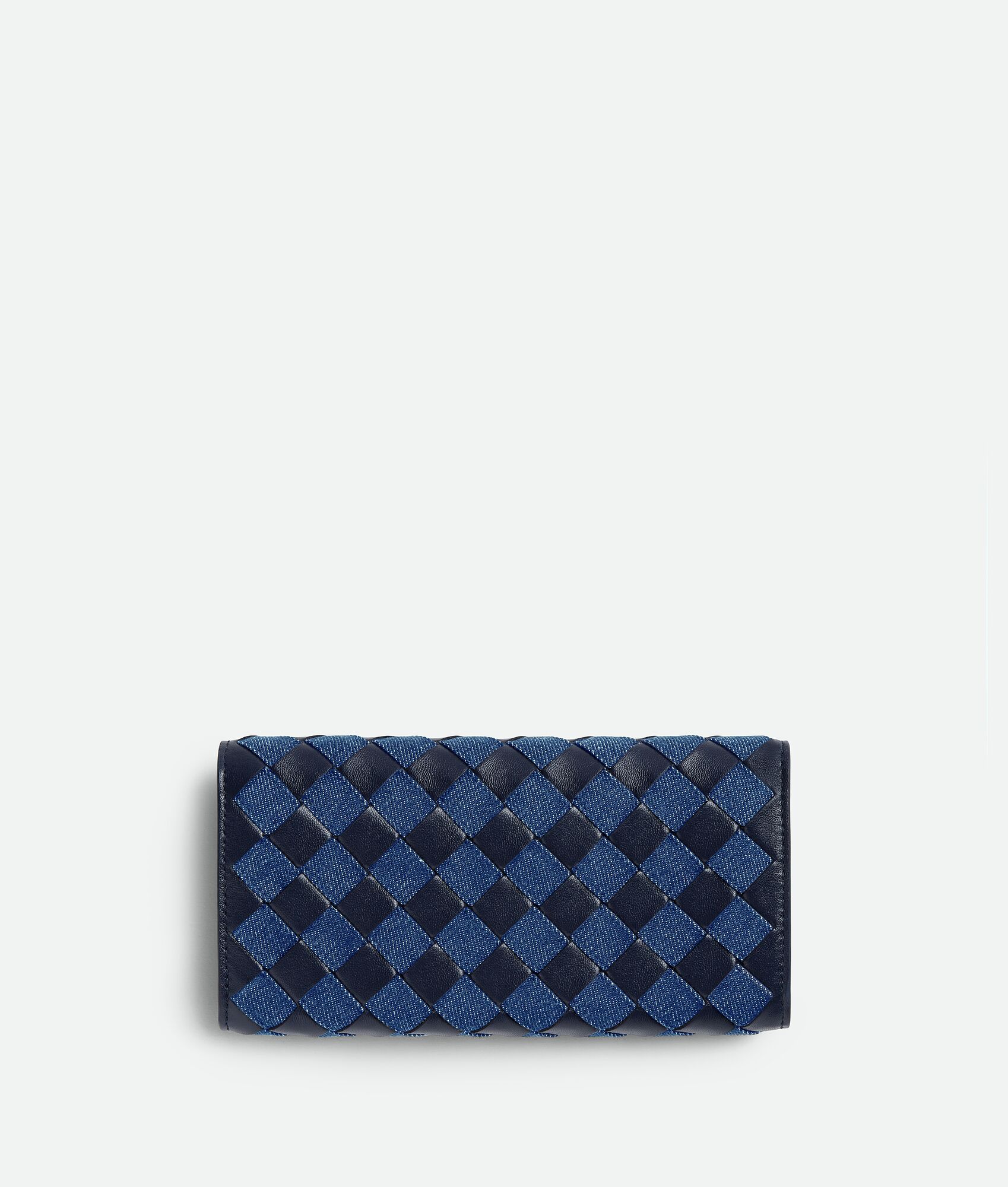 BOTTEGA VENETA Intrecciato编织大号翻盖钱包