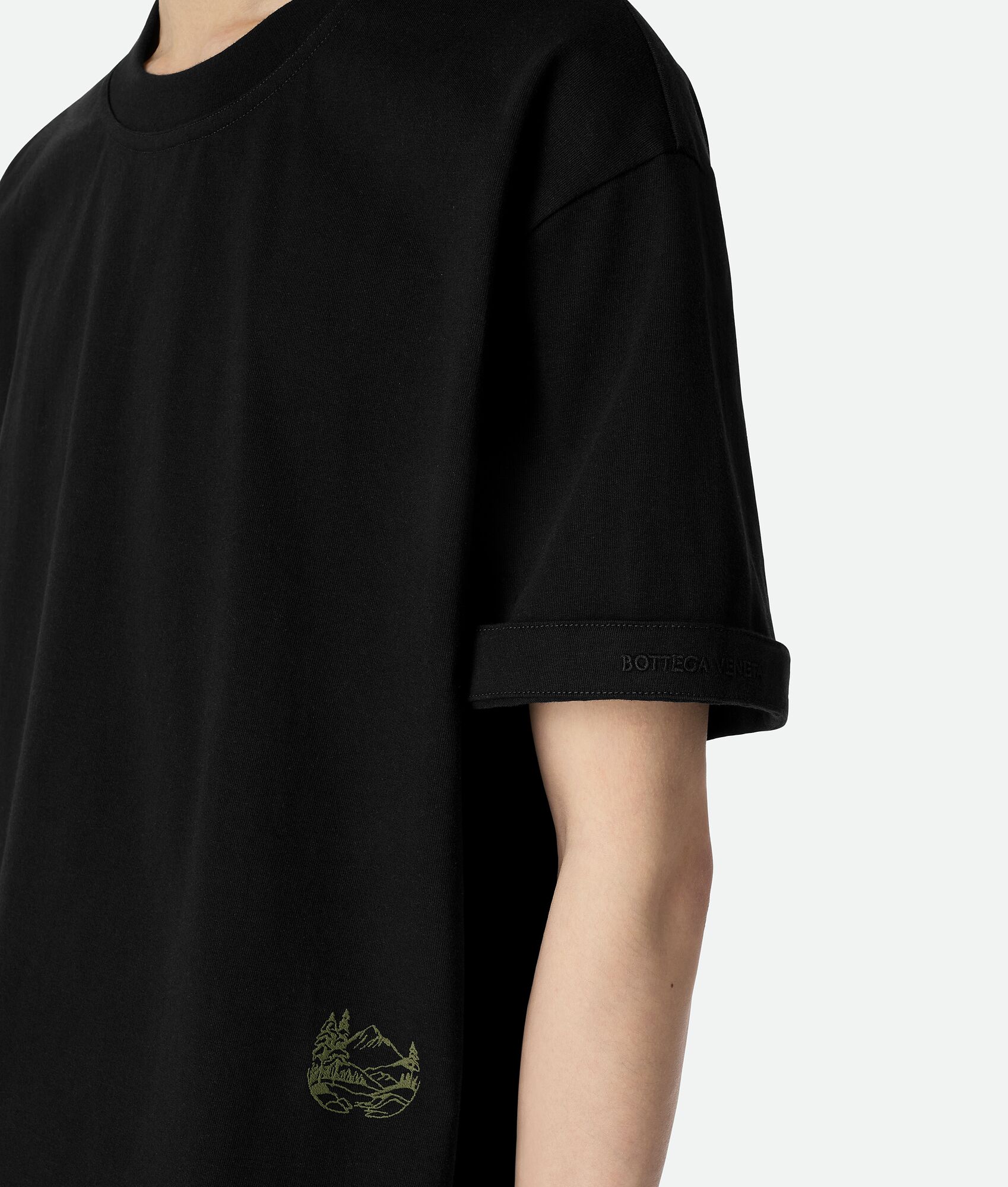 BOTTEGA VENETA 皮马棉针织T恤